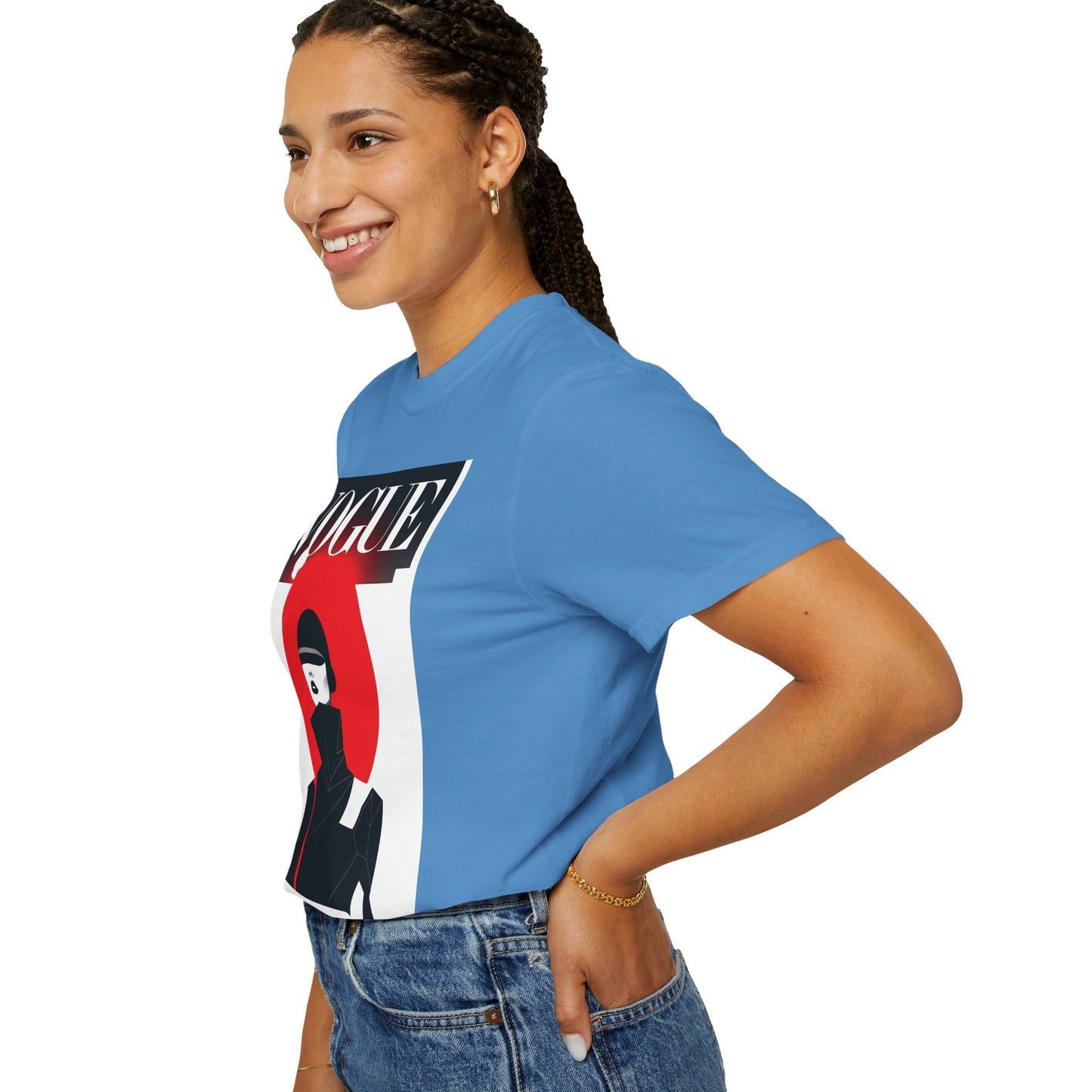 Vogue Strike A Pose-Unisex Garment-Dyed T-Shirt - Strike a Pose!