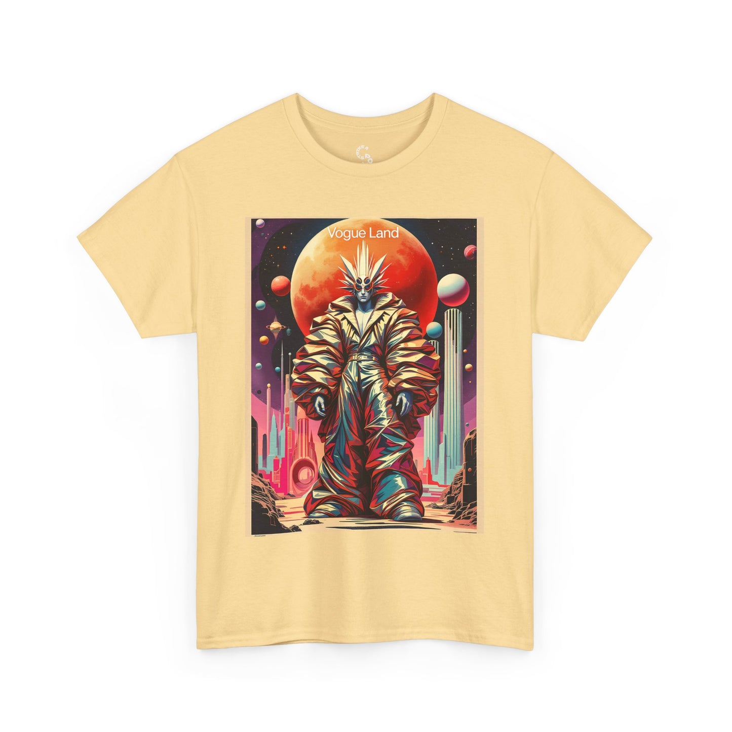 Vogue Land Unisex Heavy Cotton Tee - Colorful Graphic Shirt