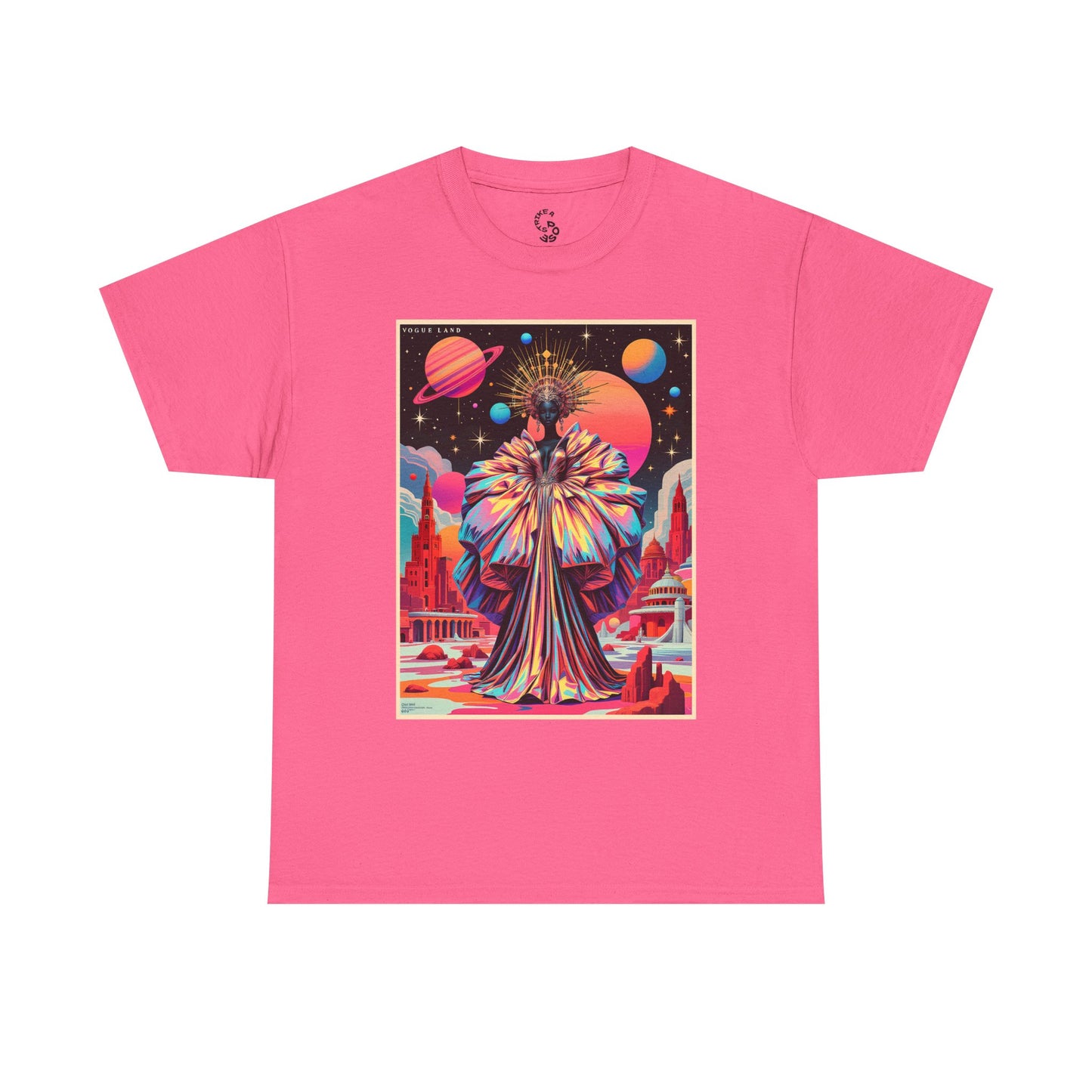 Vogue Land Unisex Heavy Cotton Tee - Colorful Graphic Shirt