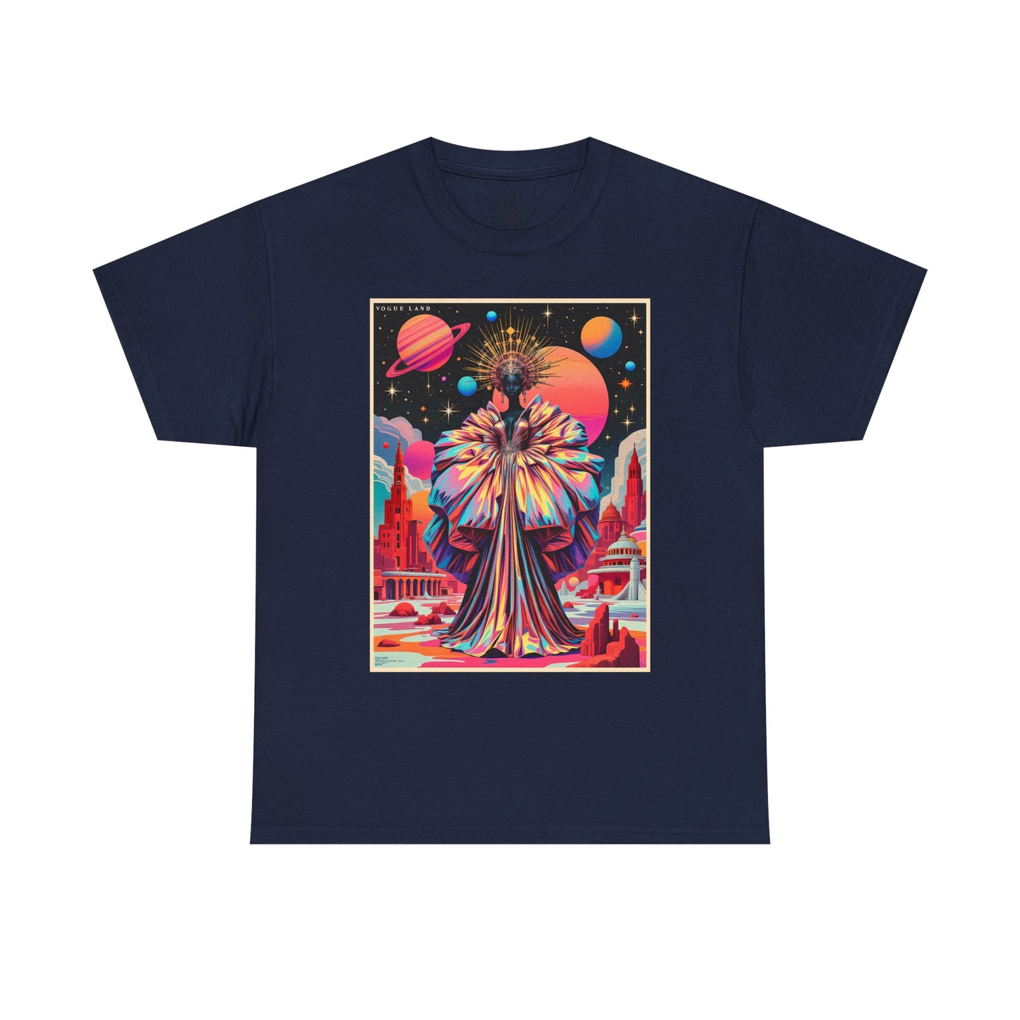 Vogue Land Unisex Heavy Cotton Tee - Colorful Graphic Shirt