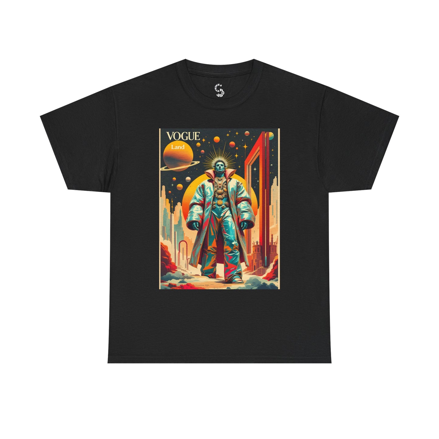 Vogue Land Unisex Heavy Cotton Tee - Colorful Graphic Shirt