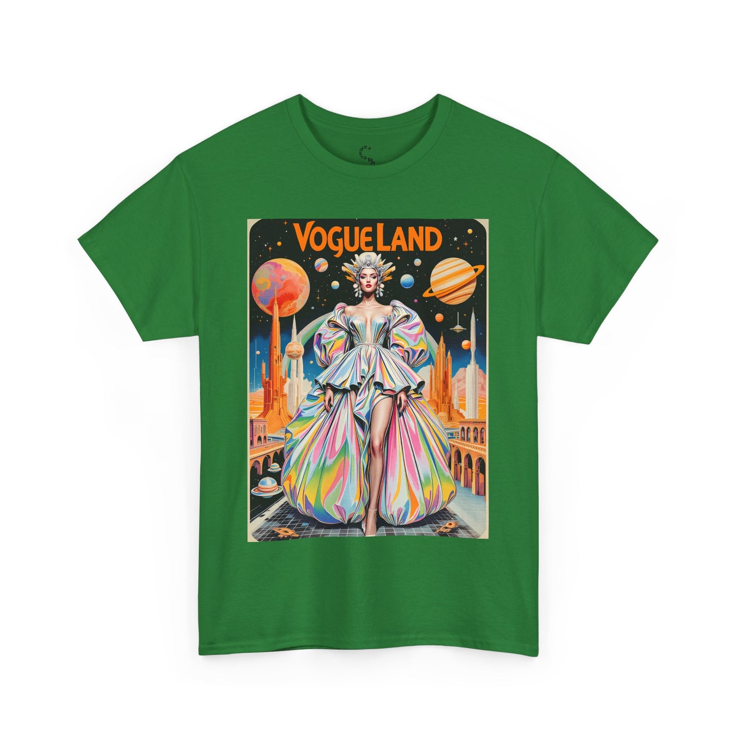 Vogue Land Unisex Heavy Cotton Tee - Colorful Graphic Shirt