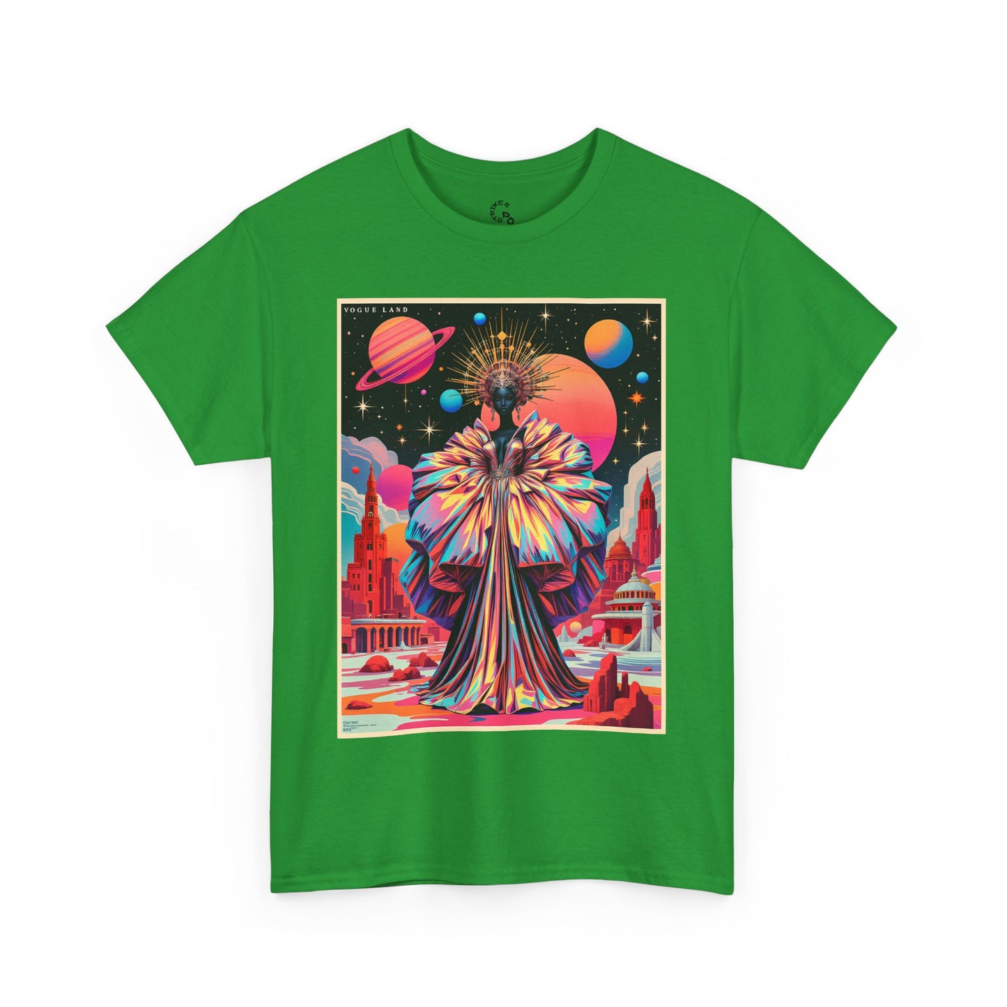 Vogue Land Unisex Heavy Cotton Tee - Colorful Graphic Shirt
