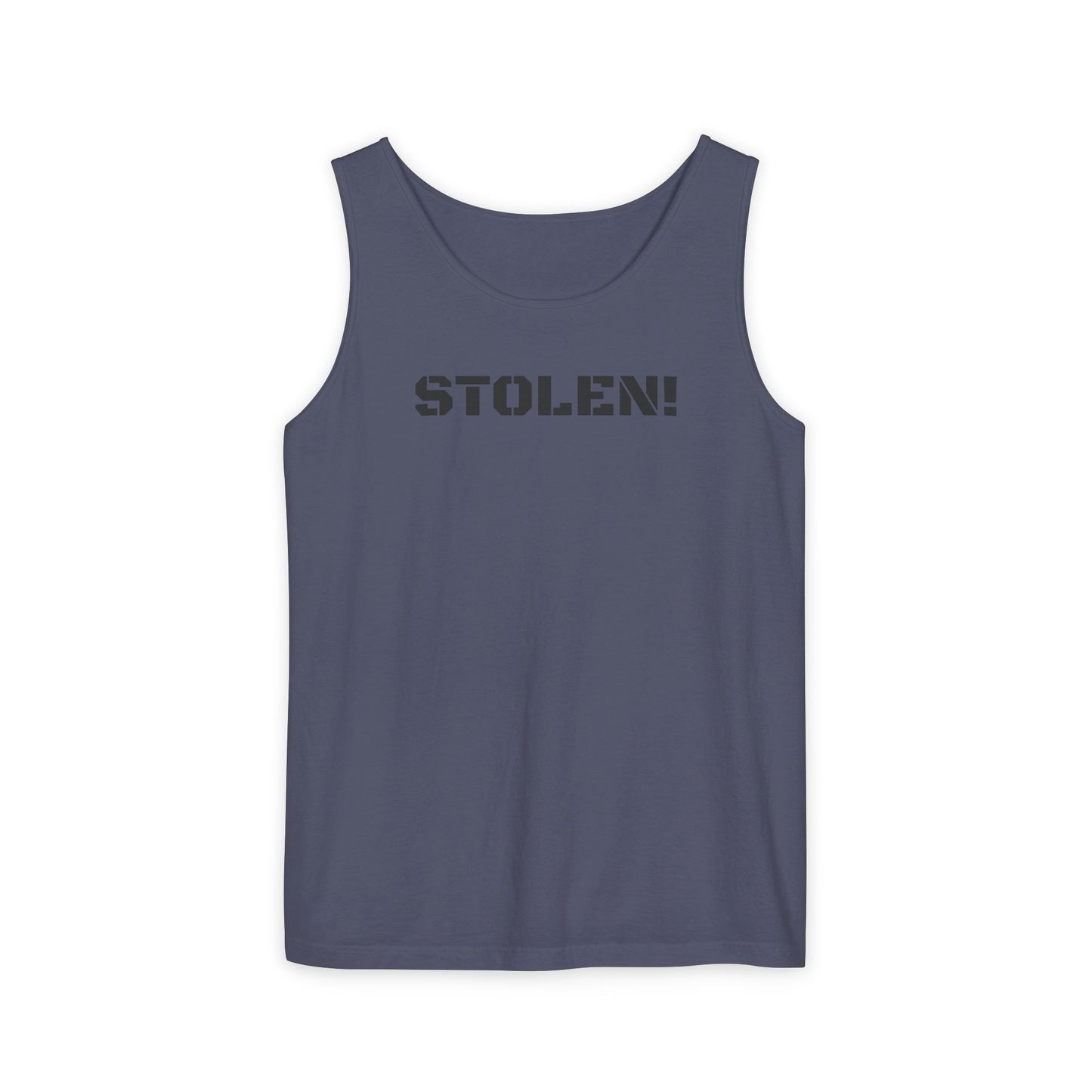 STOLEN! Unisex Garment-Dyed Tank Top - Casual Summer Style
