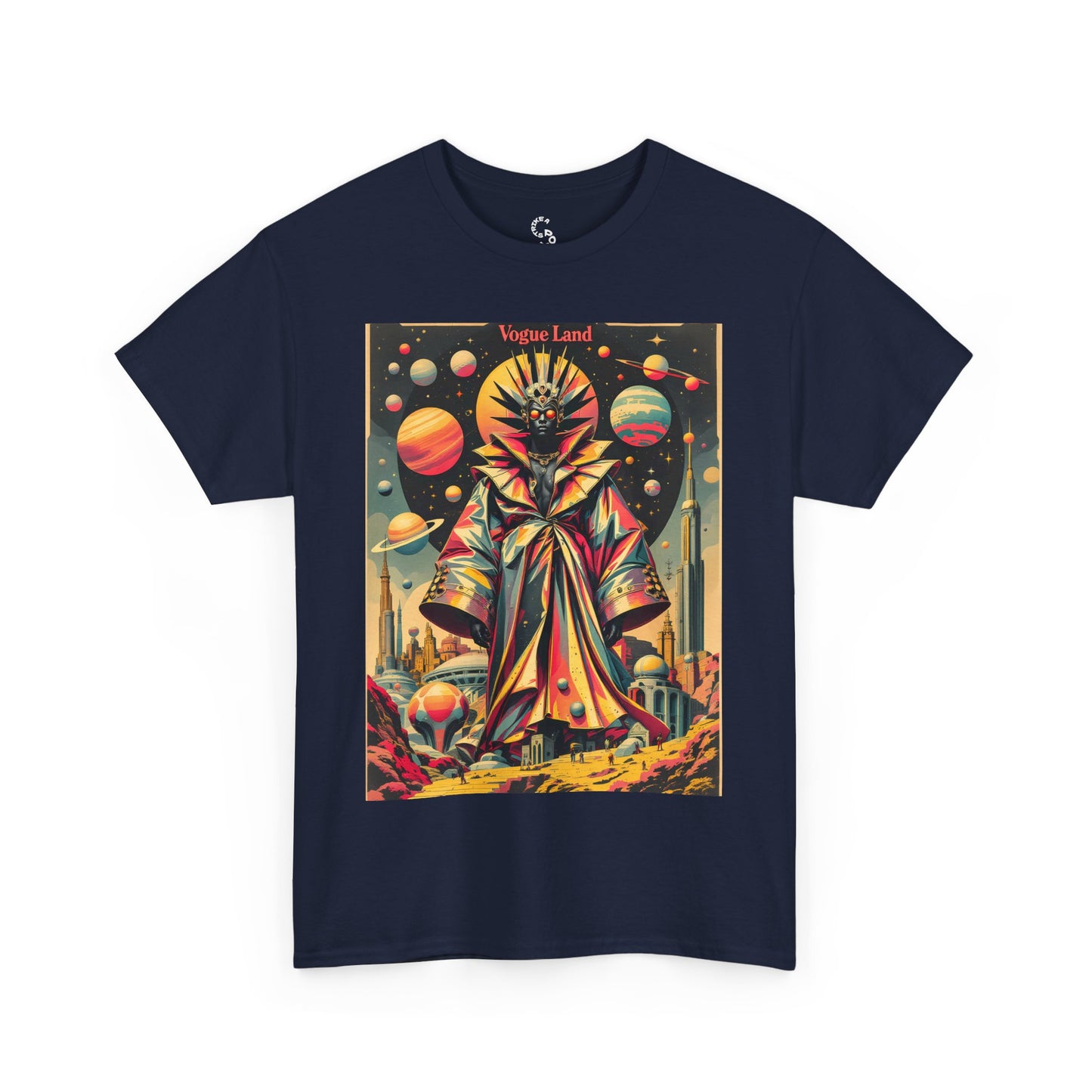 Vogue Land Unisex Heavy Cotton Tee - Colorful Graphic Shirt