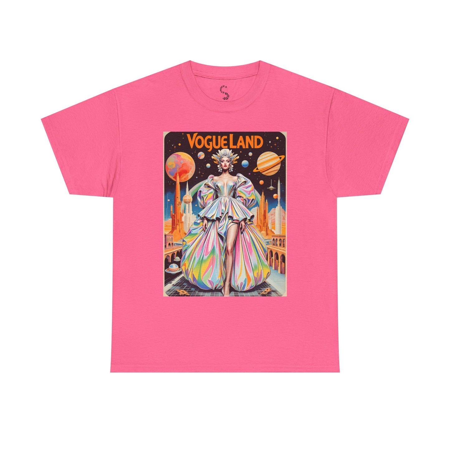Vogue Land Unisex Heavy Cotton Tee - Colorful Graphic Shirt