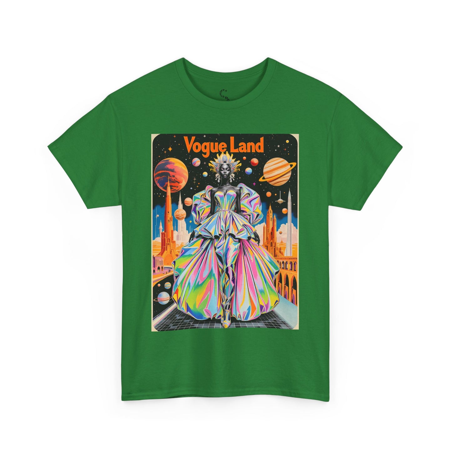 Vogue Land Unisex Heavy Cotton Tee - Colorful Graphic Shirt