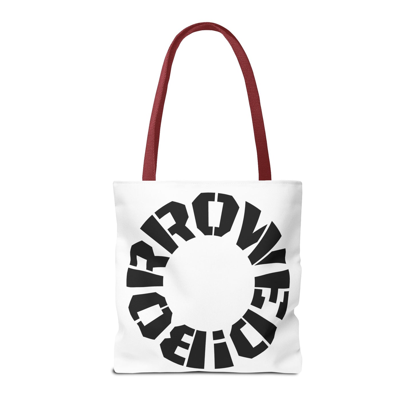 "BORROWED!" Tote Bag (AOP)