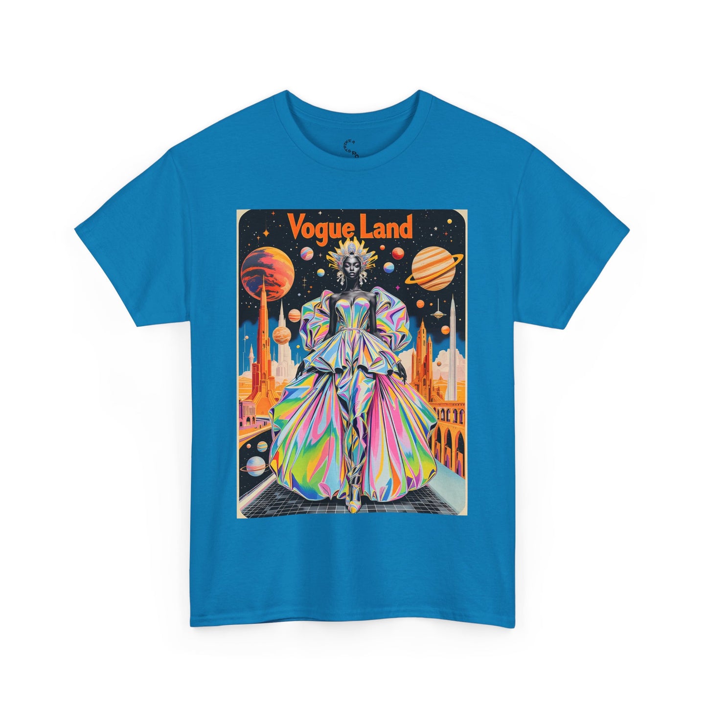 Vogue Land Unisex Heavy Cotton Tee - Colorful Graphic Shirt