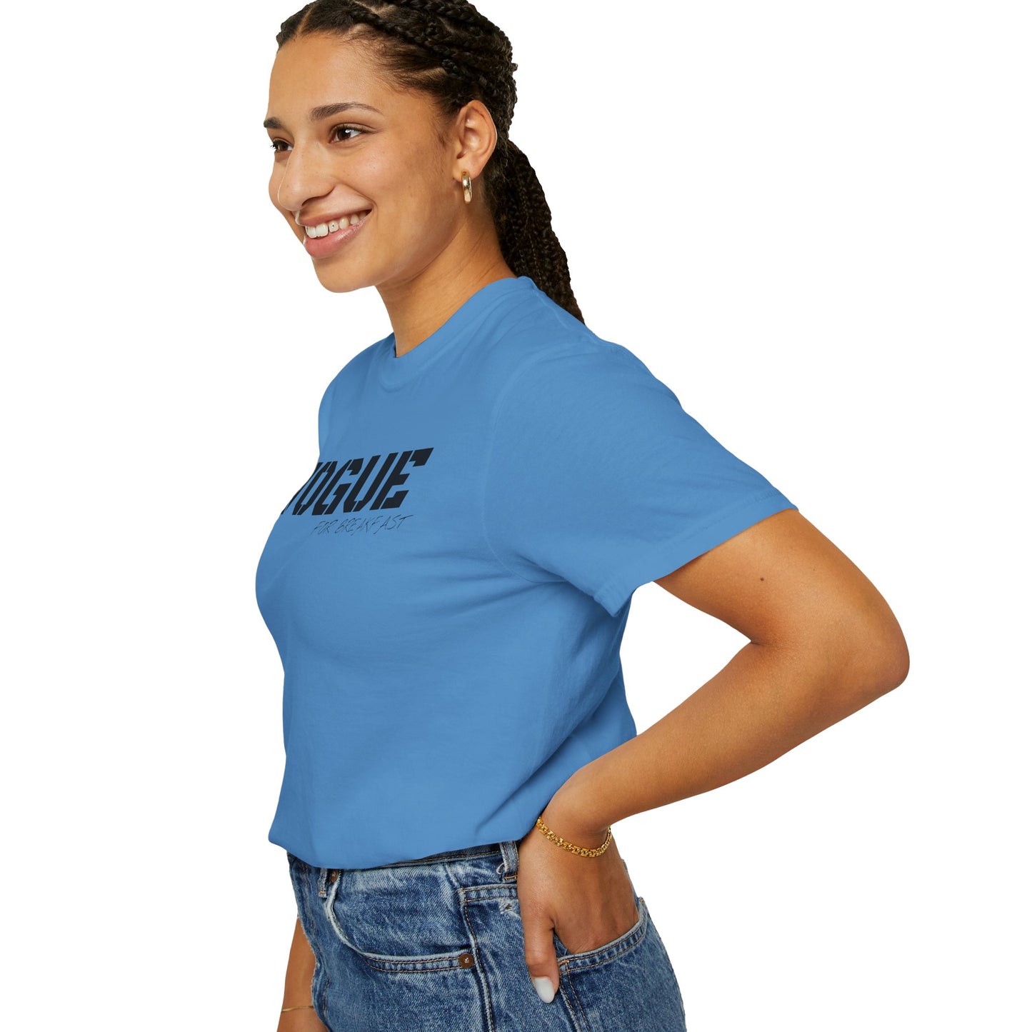 VOGUE For Breakfast Unisex Garment-Dyed T-shirt