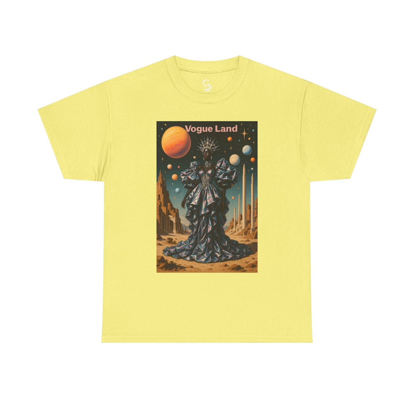 Vogue Land Unisex Heavy Cotton Tee - Colorful Graphic Shirt