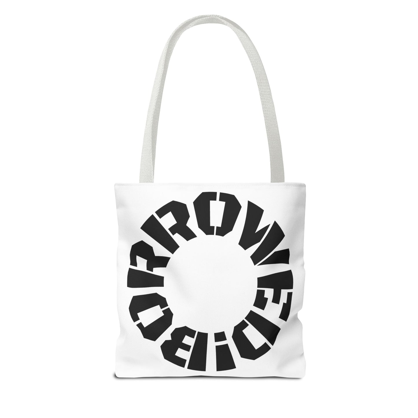 "BORROWED!" Tote Bag (AOP)