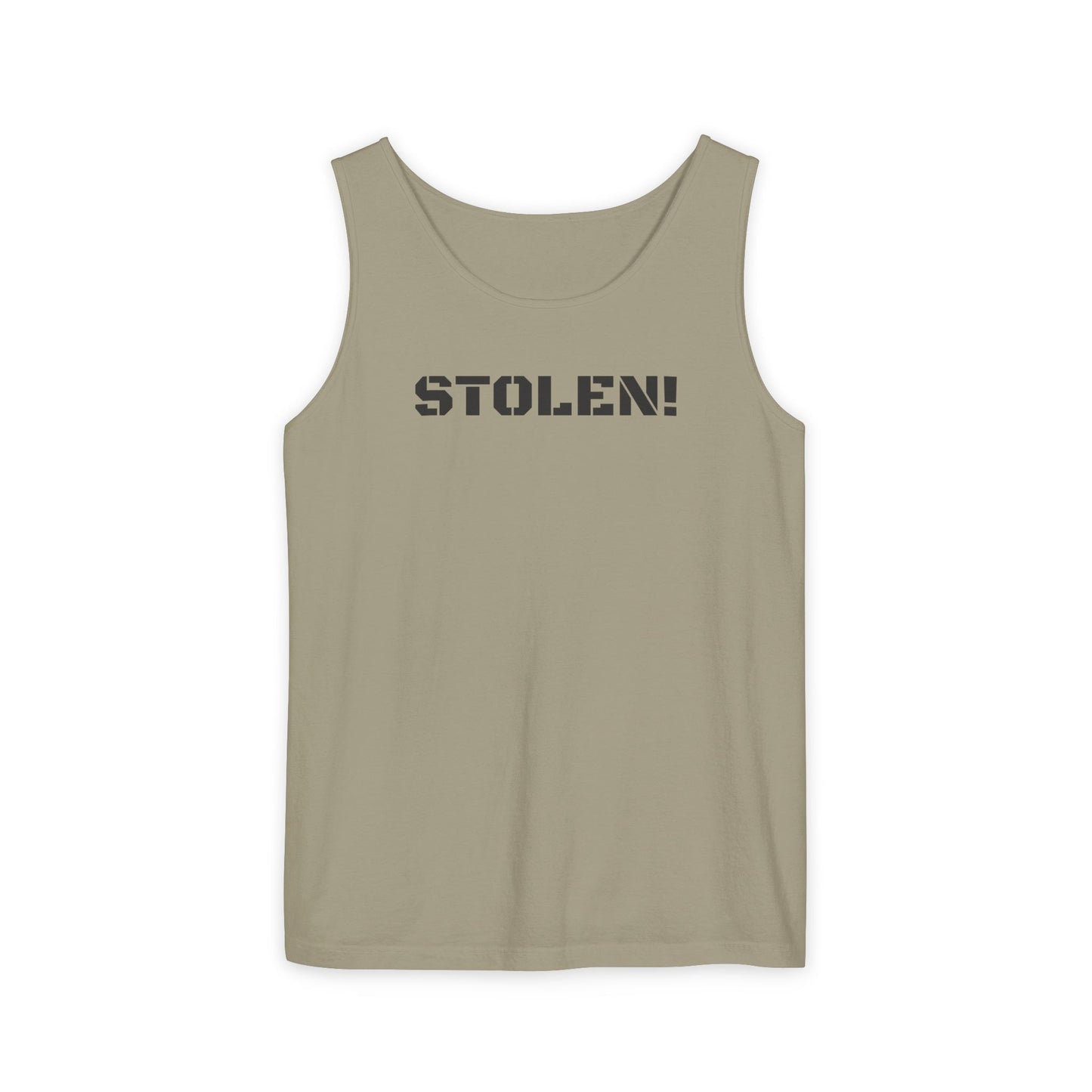 STOLEN! Unisex Garment-Dyed Tank Top - Casual Summer Style