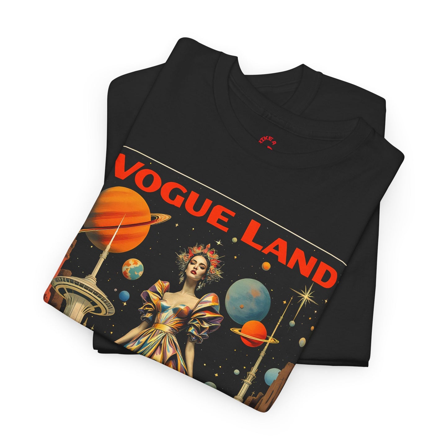 Vogue Land Unisex Heavy Cotton Tee - Colorful Graphic Shirt
