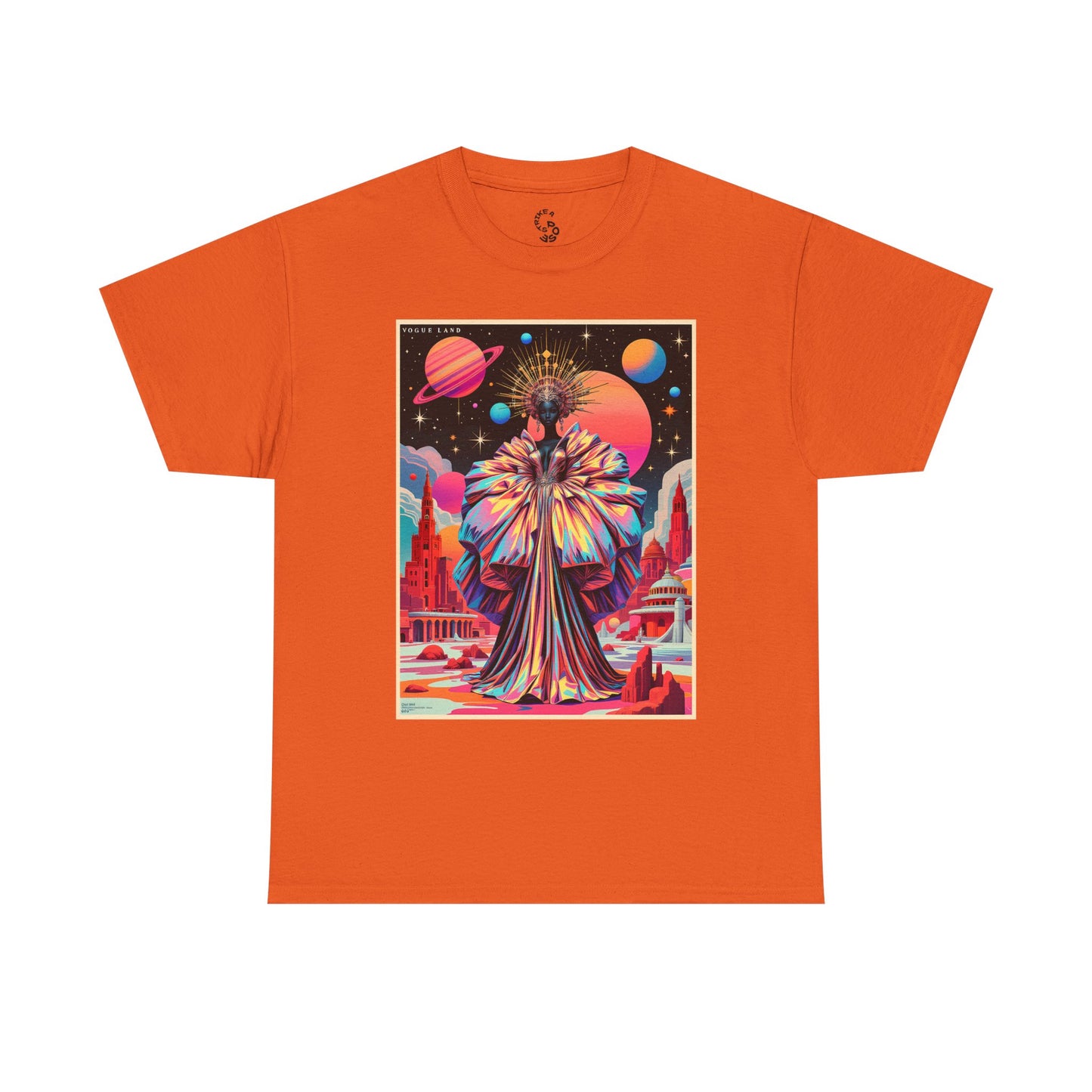 Vogue Land Unisex Heavy Cotton Tee - Colorful Graphic Shirt