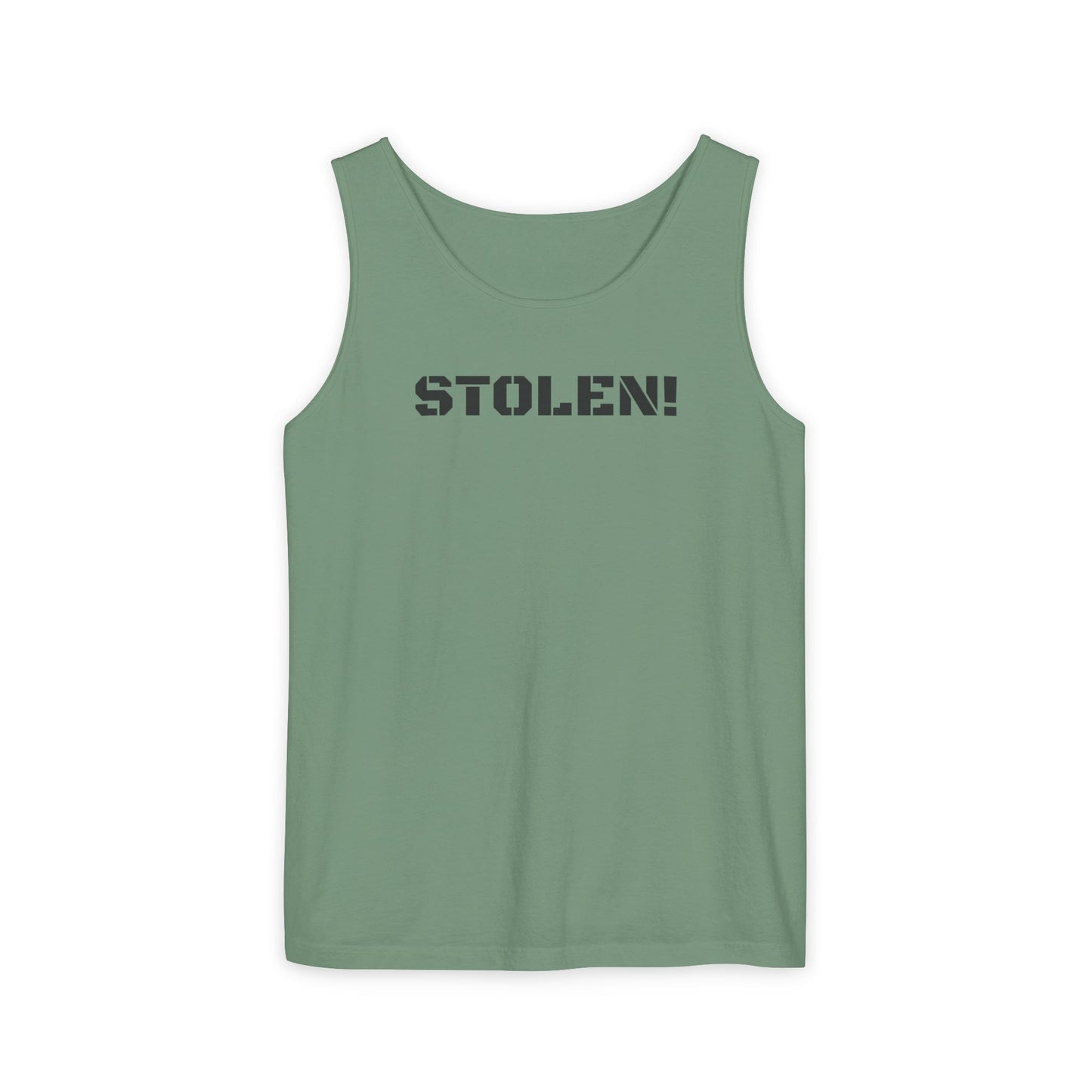 STOLEN! Unisex Garment-Dyed Tank Top - Casual Summer Style
