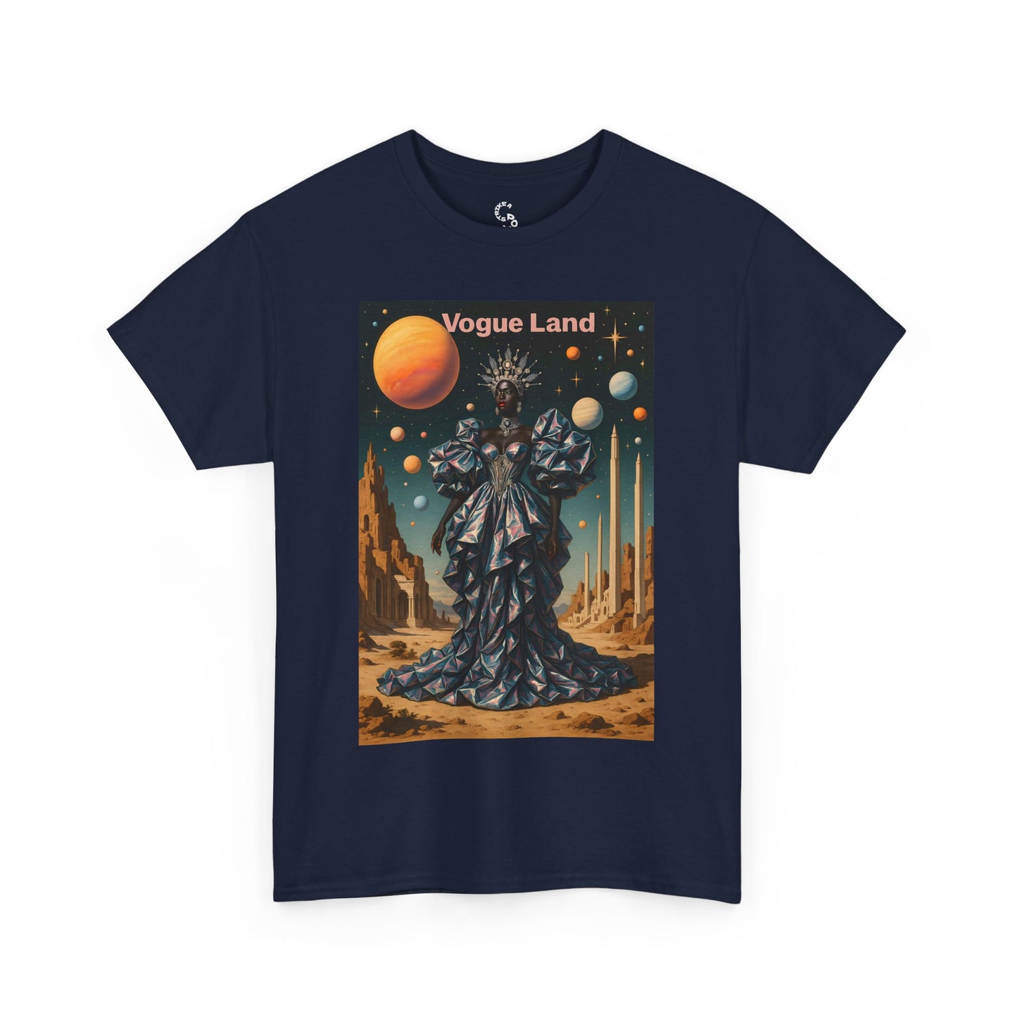 Vogue Land Unisex Heavy Cotton Tee - Colorful Graphic Shirt