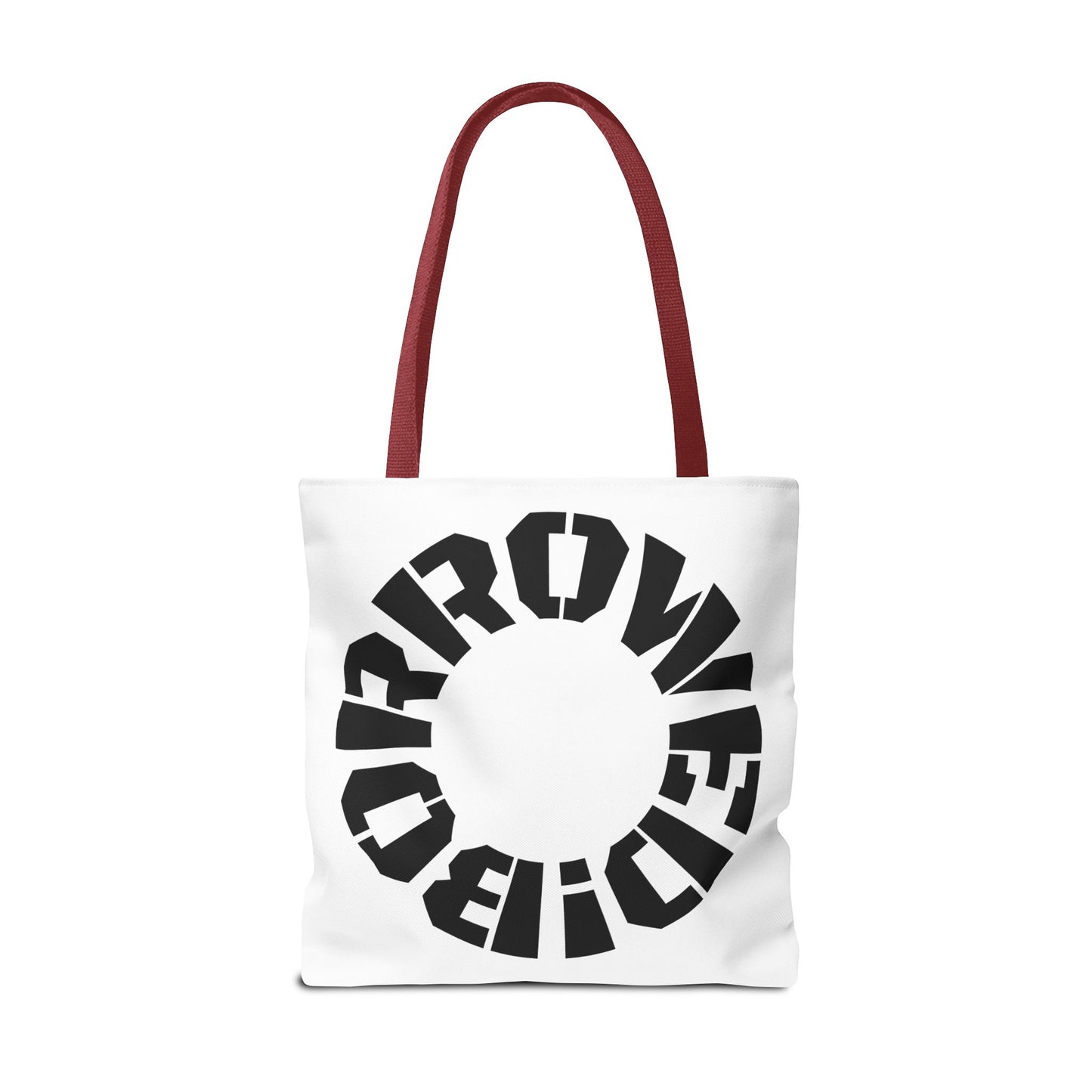 "BORROWED!" Tote Bag (AOP)