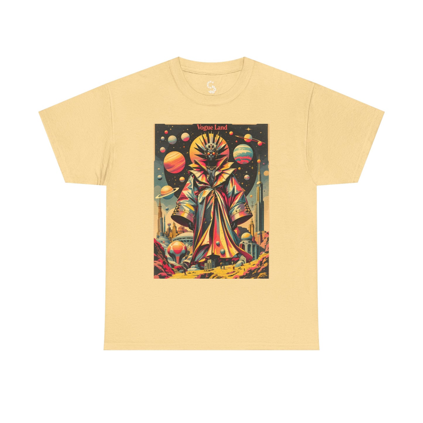 Vogue Land Unisex Heavy Cotton Tee - Colorful Graphic Shirt