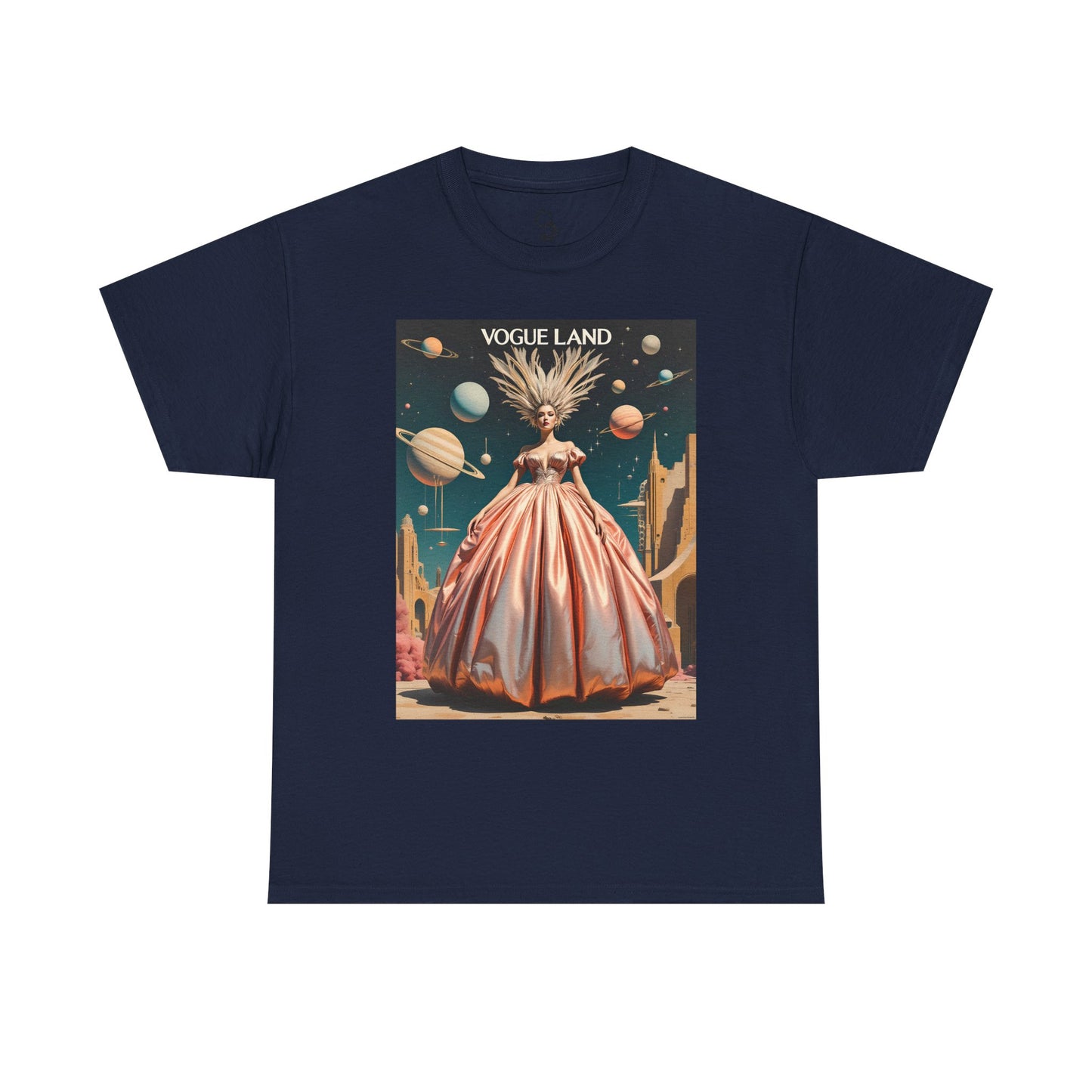 Vogue Land Unisex Heavy Cotton Tee - Colorful Graphic Shirt