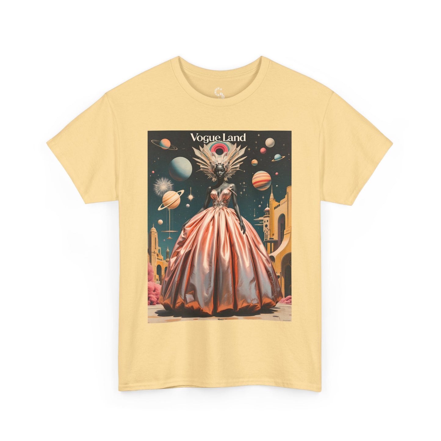 Vogue Land Unisex Heavy Cotton Tee - Colorful Graphic Shirt