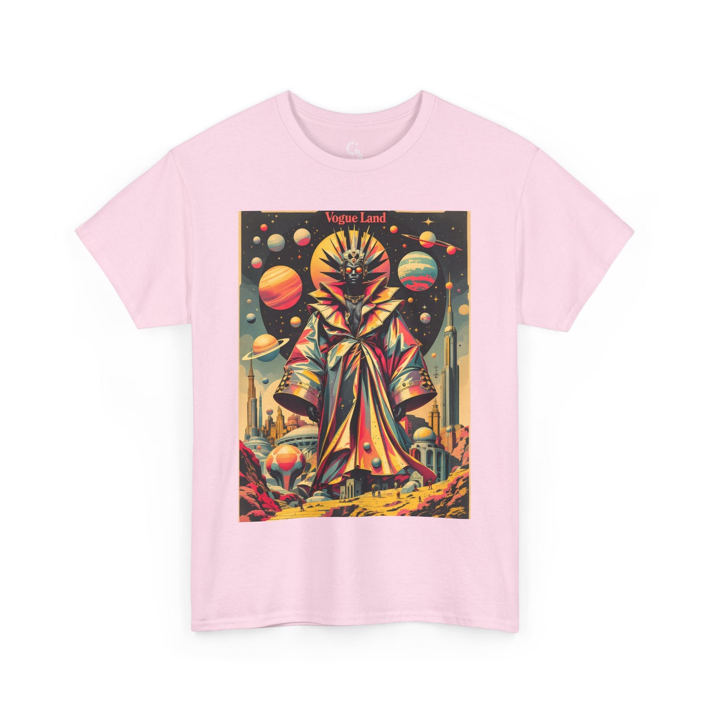 Vogue Land Unisex Heavy Cotton Tee - Colorful Graphic Shirt
