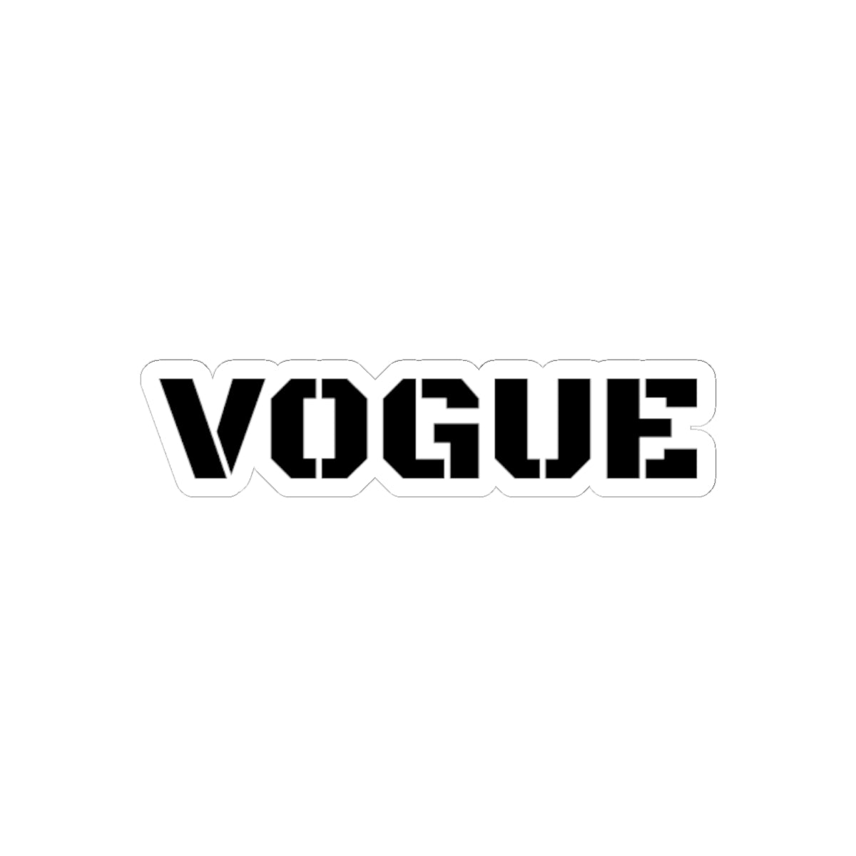 Vogue Kiss-Cut Stickers - Trendy Laptop & Phone Decor