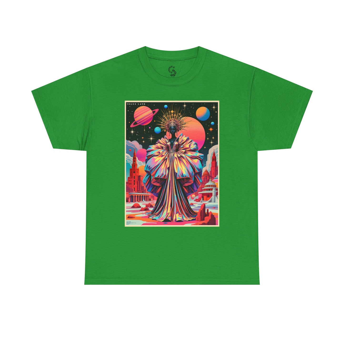 Vogue Land Unisex Heavy Cotton Tee - Colorful Graphic Shirt