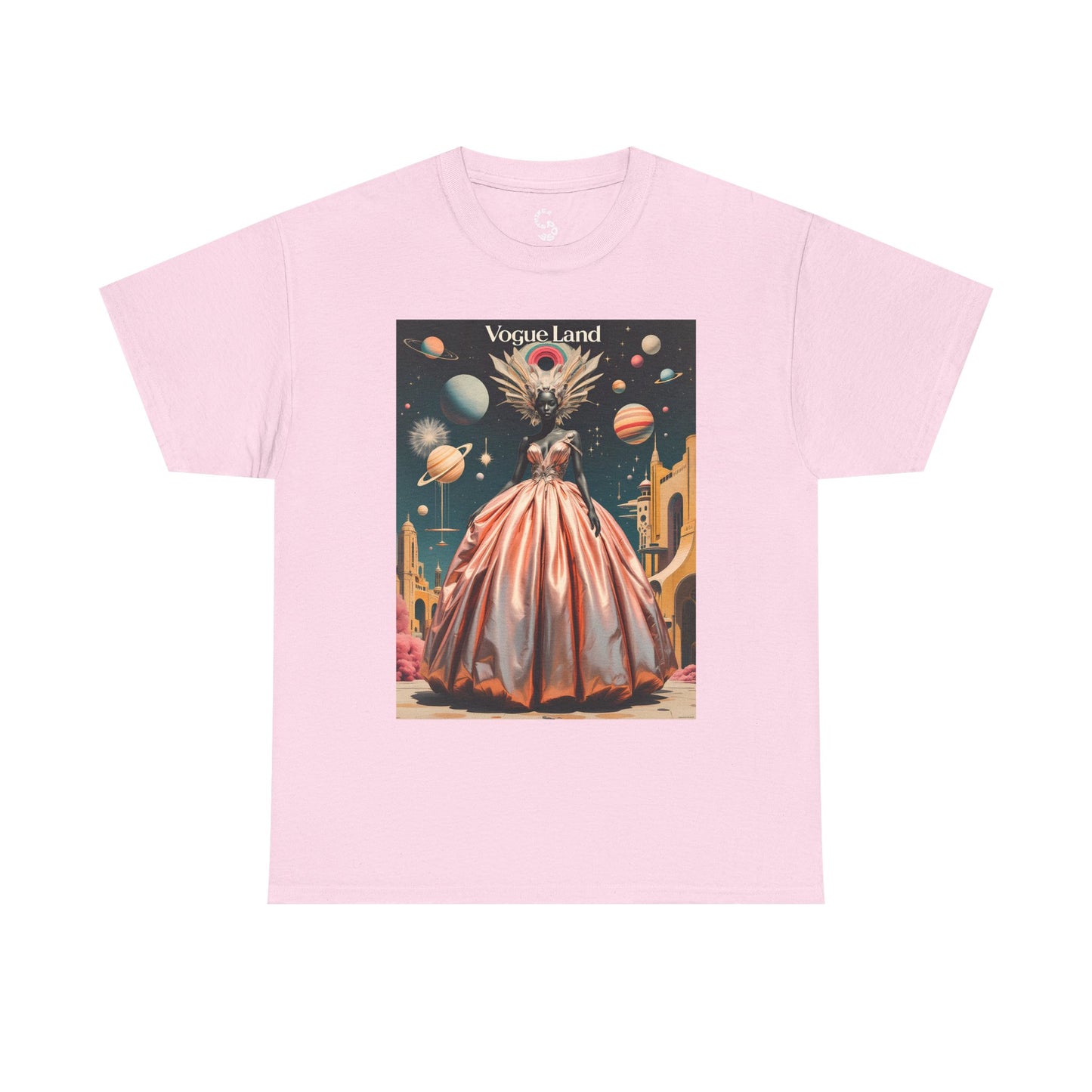 Vogue Land Unisex Heavy Cotton Tee - Colorful Graphic Shirt