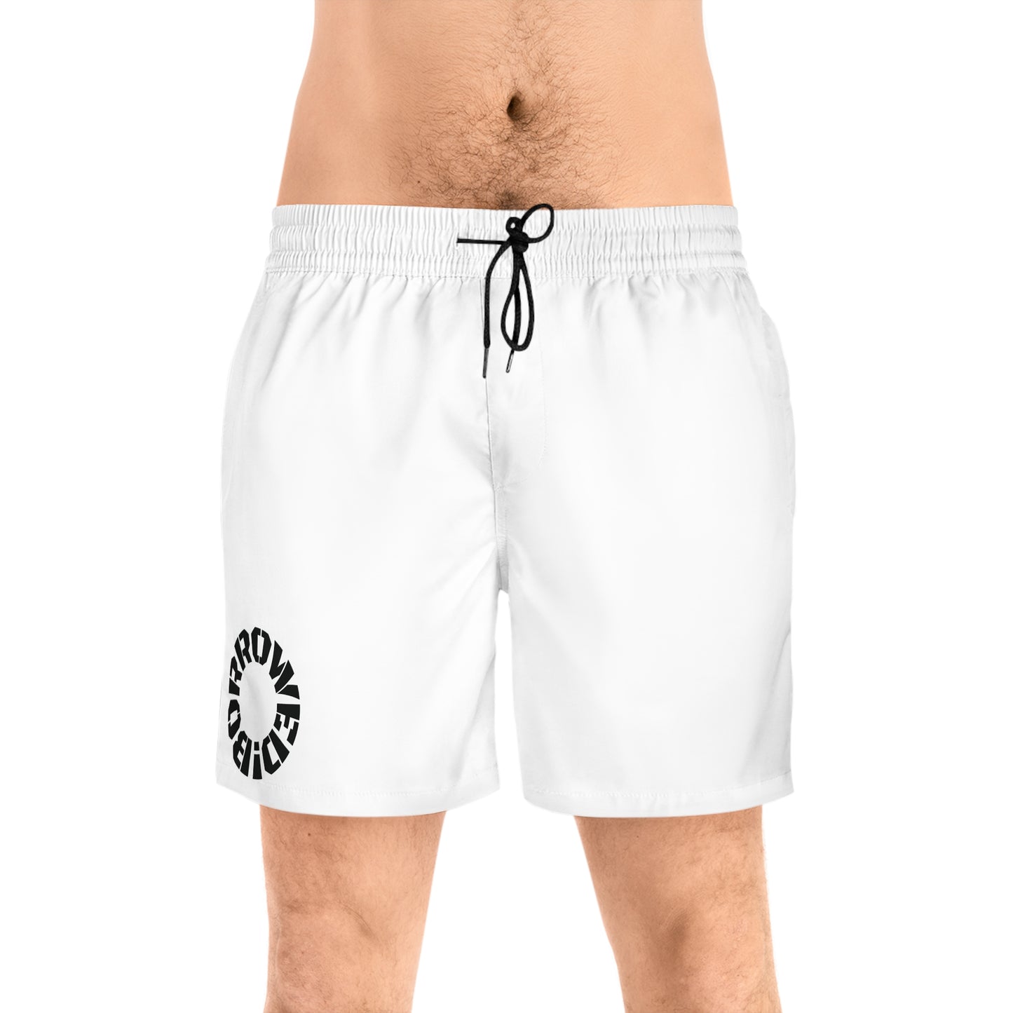 BORROWED! Men's Mid-Length Swim Shorts (AOP)