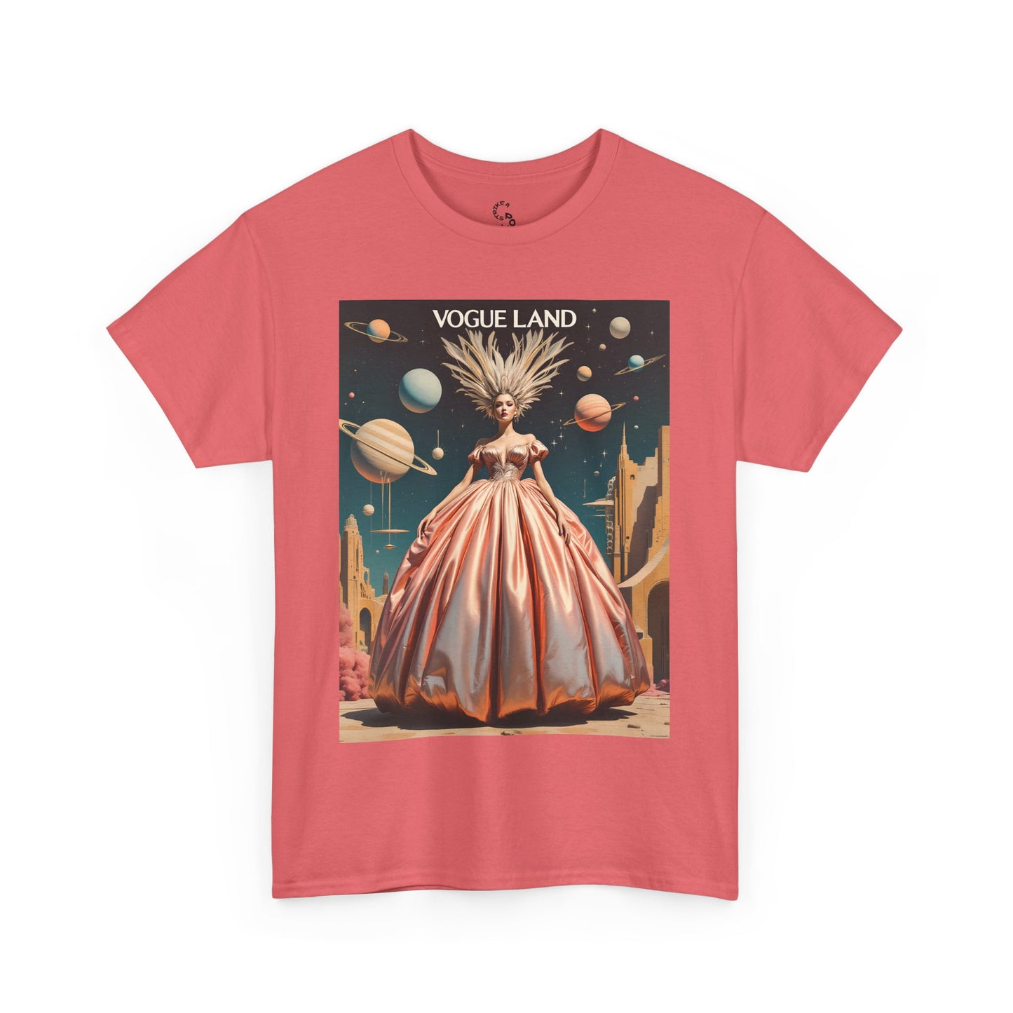 Vogue Land Unisex Heavy Cotton Tee - Colorful Graphic Shirt