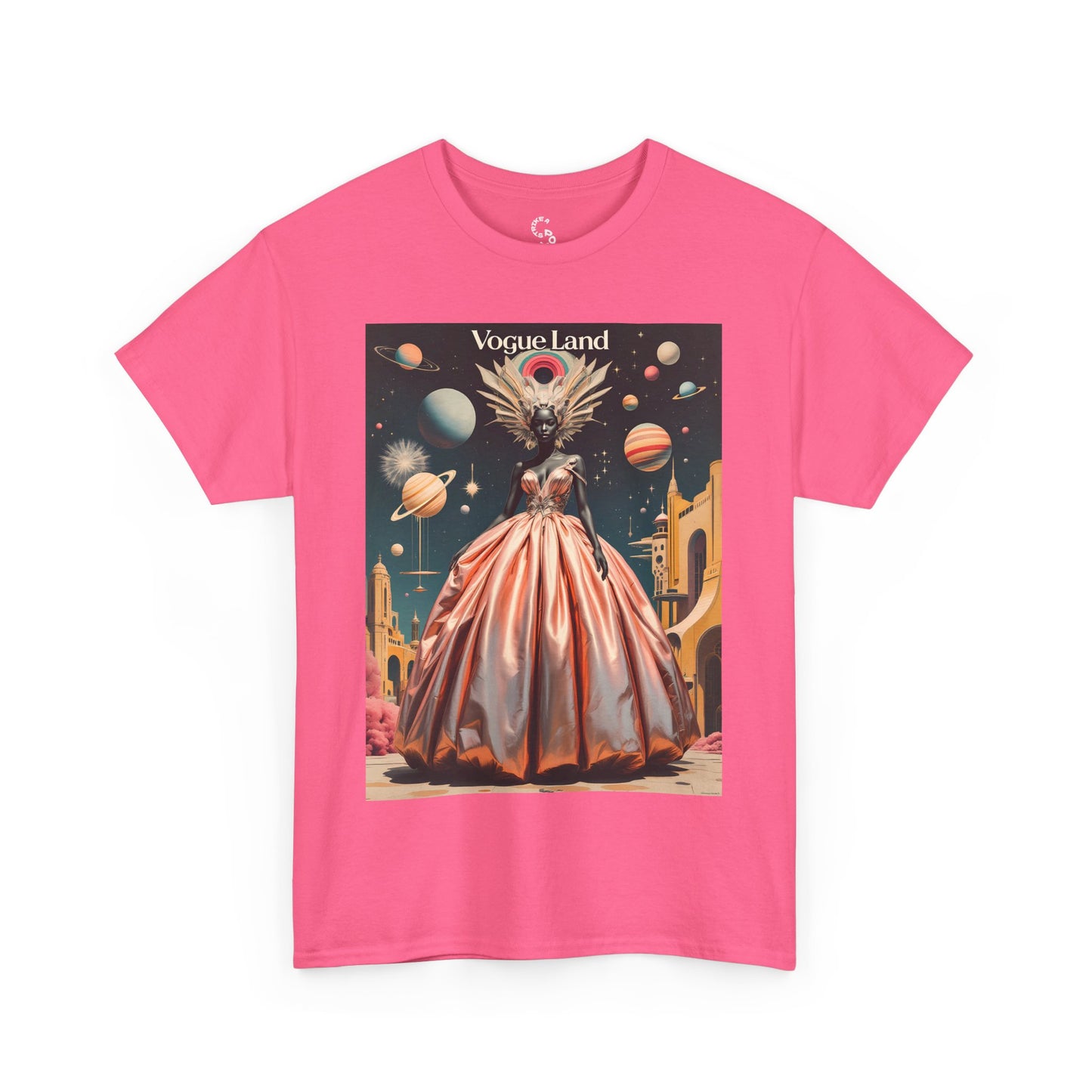 Vogue Land Unisex Heavy Cotton Tee - Colorful Graphic Shirt