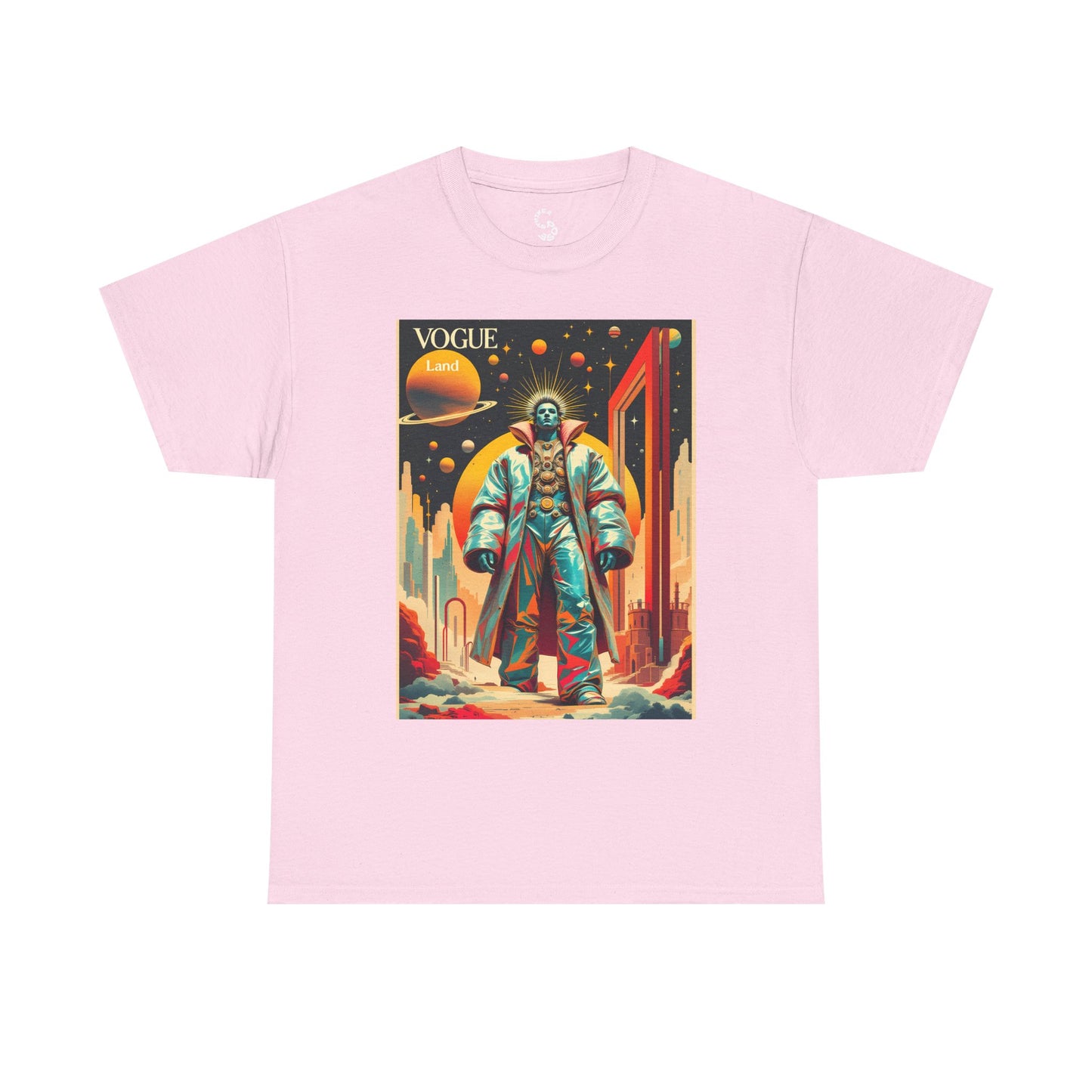 Vogue Land Unisex Heavy Cotton Tee - Colorful Graphic Shirt