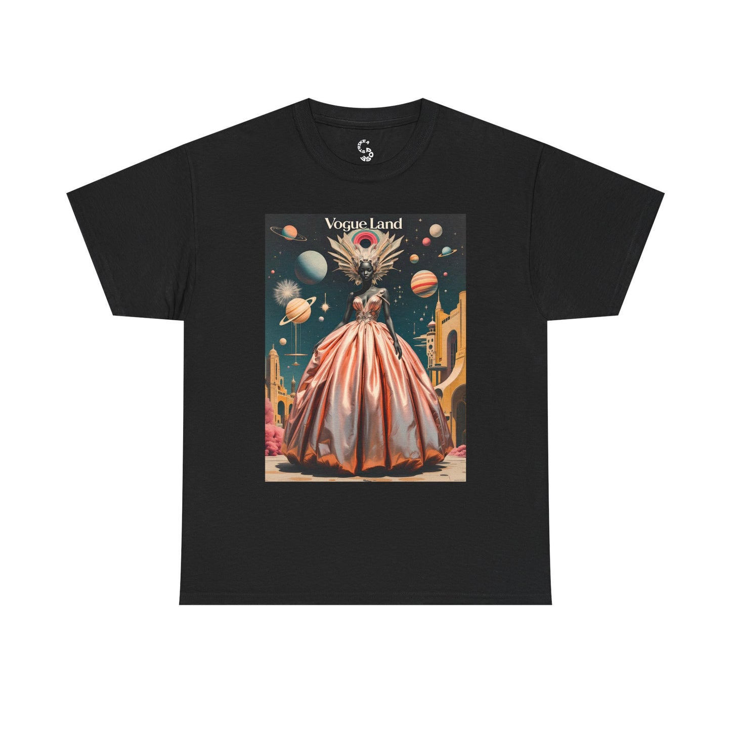 Vogue Land Unisex Heavy Cotton Tee - Colorful Graphic Shirt