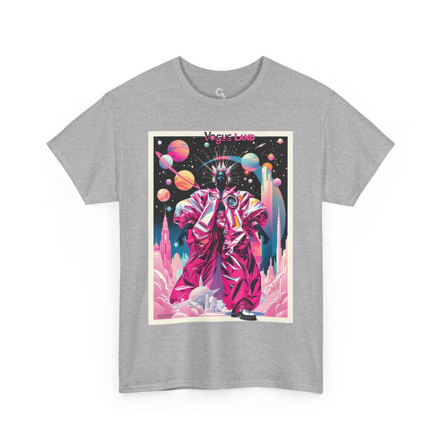 Vogue Land Unisex Heavy Cotton Tee - Colorful Graphic Shirt