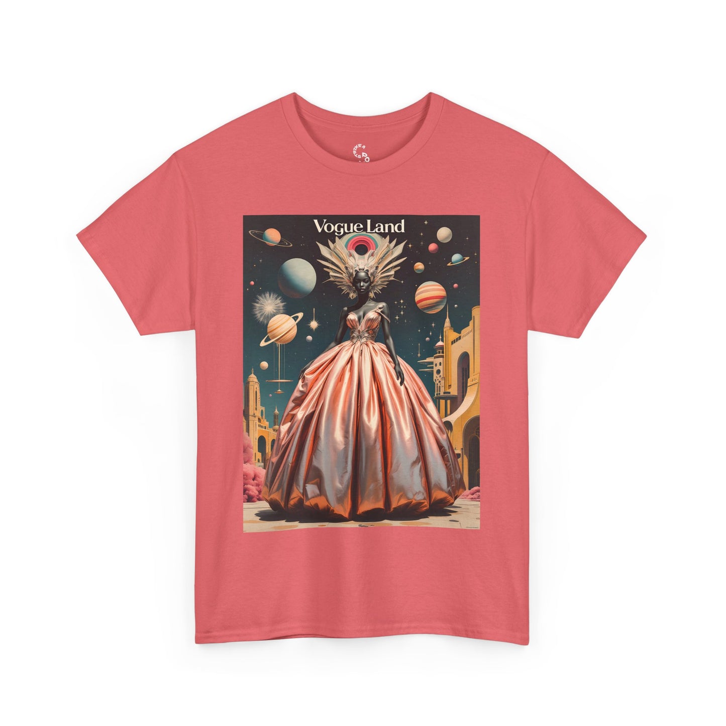 Vogue Land Unisex Heavy Cotton Tee - Colorful Graphic Shirt