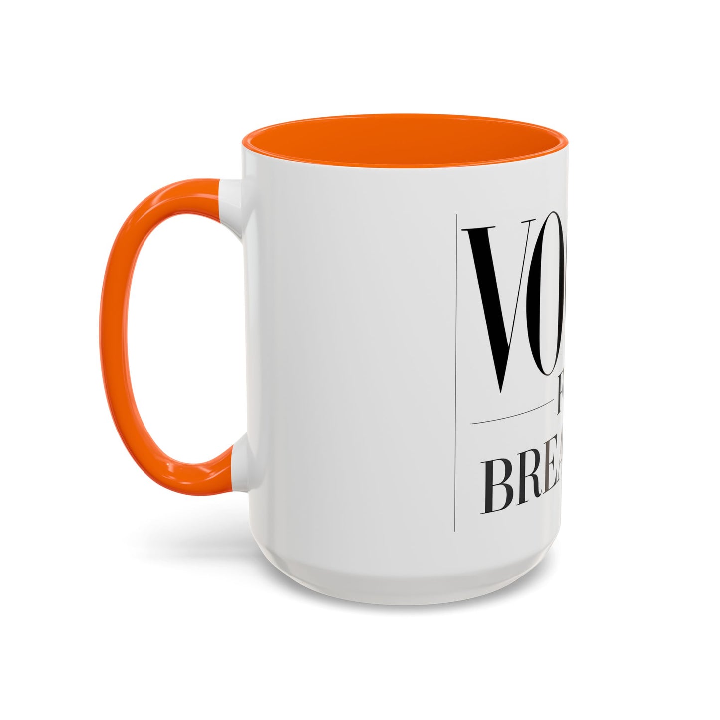 VOGUE For Breakfast Coffee Mug - Stylish Drinkware, Perfect for Breakfast, Gift for Coffee Lovers, Trendy Kitchen Decor