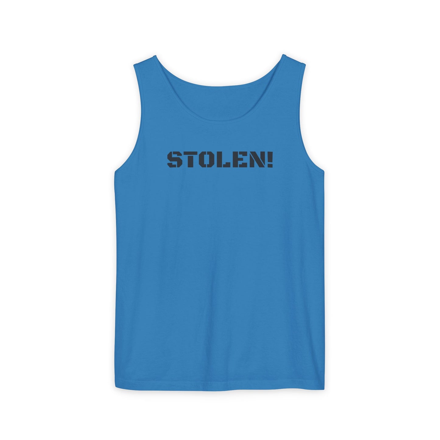 STOLEN! Unisex Garment-Dyed Tank Top - Casual Summer Style