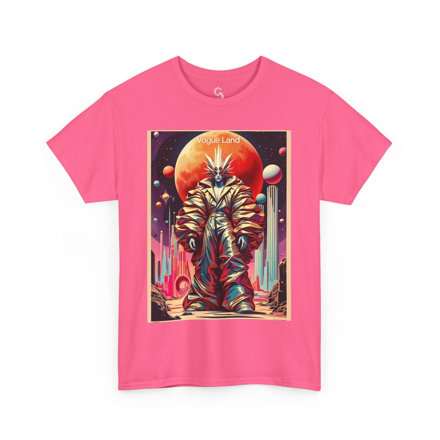 Vogue Land Unisex Heavy Cotton Tee - Colorful Graphic Shirt