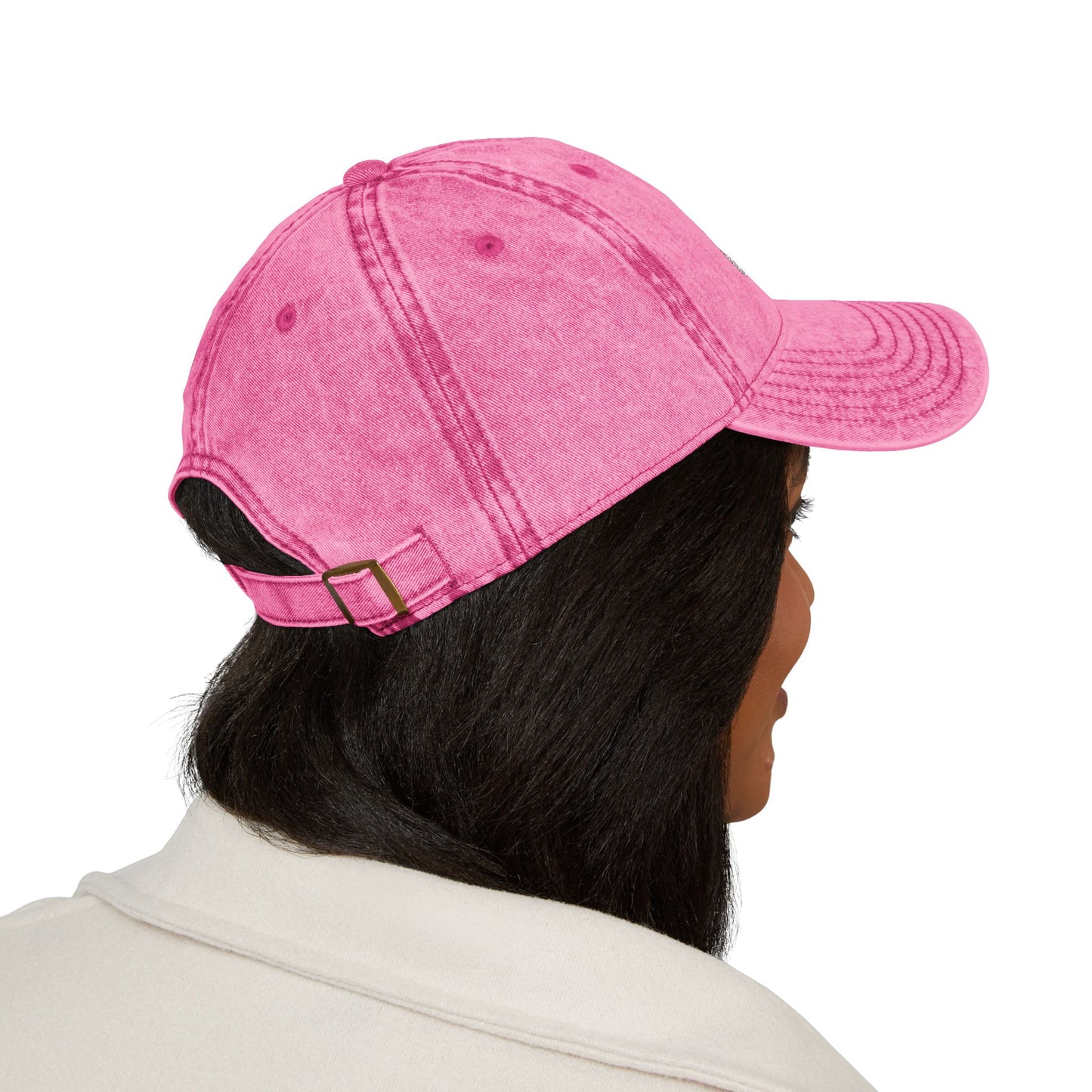 Vintage - 'VOGUE FOR BREAKFAST' Embroidered Adjustable Hat