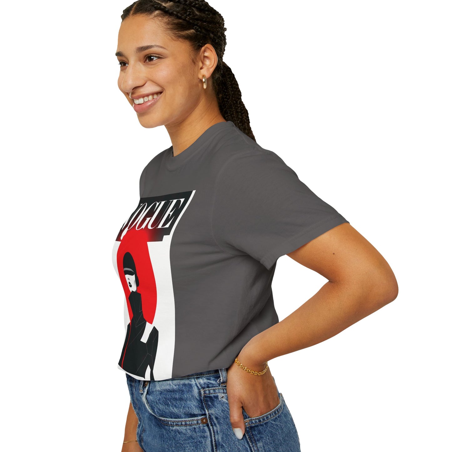 Vogue Strike A Pose-Unisex Garment-Dyed T-Shirt - Strike a Pose!