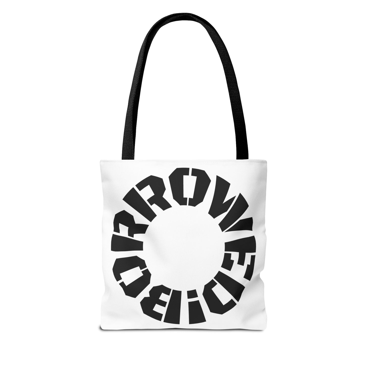 "BORROWED!" Tote Bag (AOP)