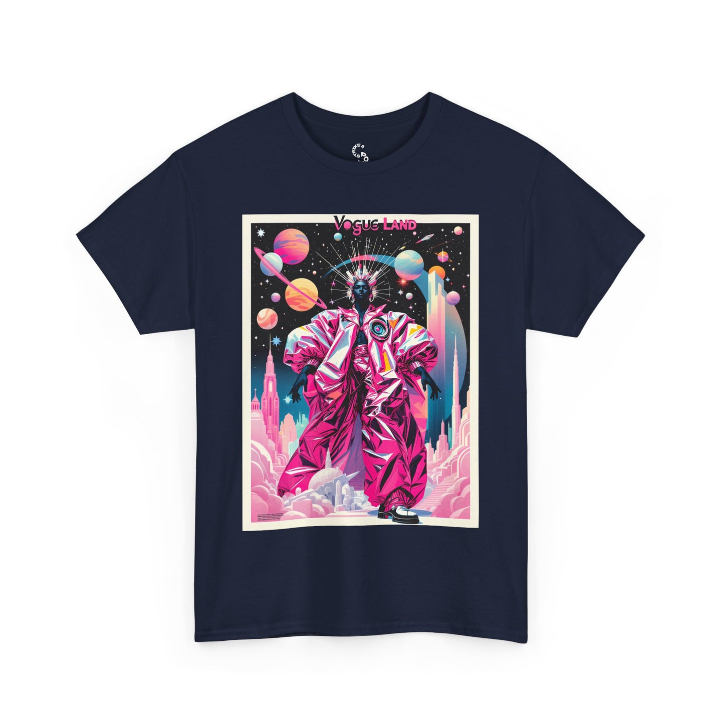 Vogue Land Unisex Heavy Cotton Tee - Colorful Graphic Shirt