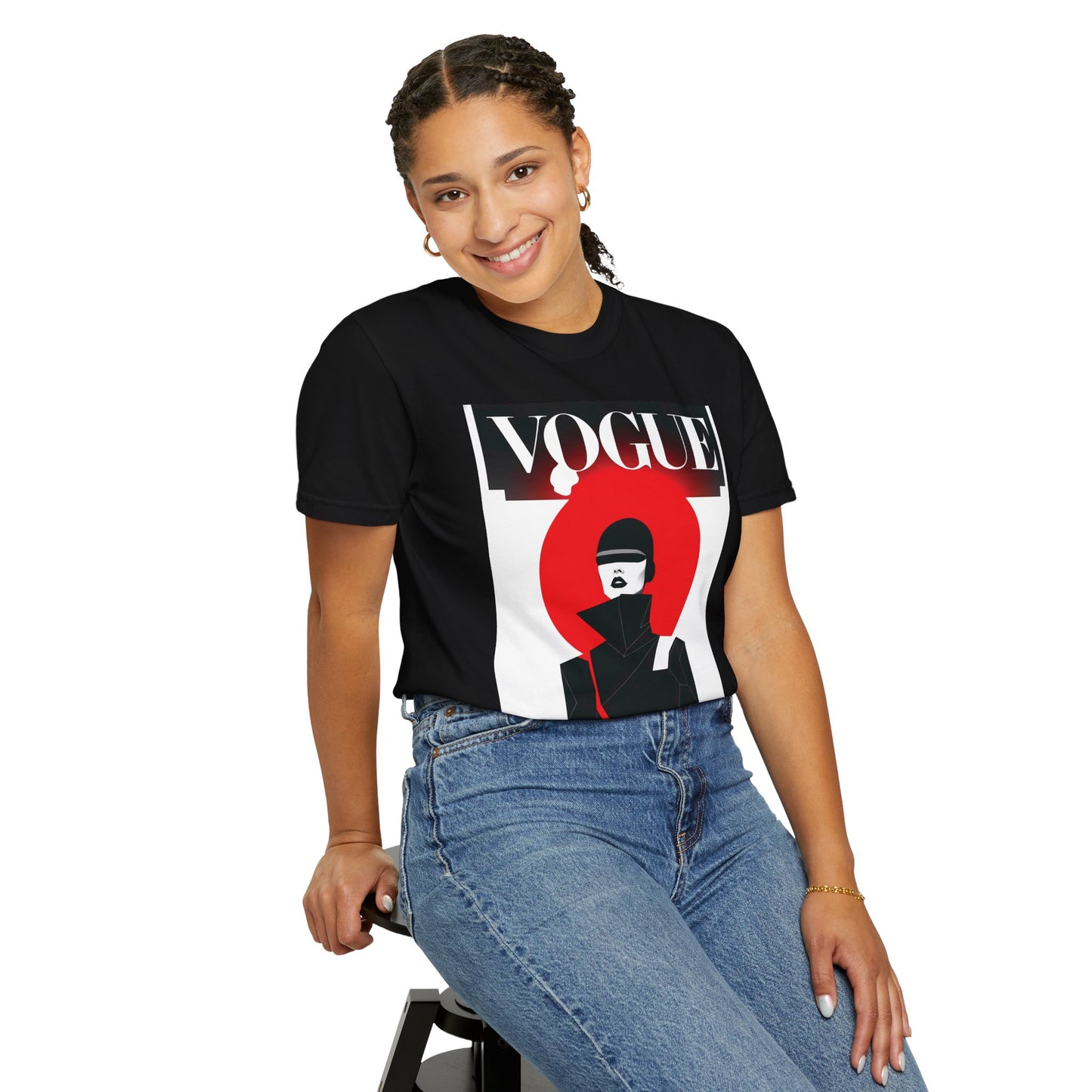 Vogue Strike A Pose-Unisex Garment-Dyed T-Shirt - Strike a Pose!