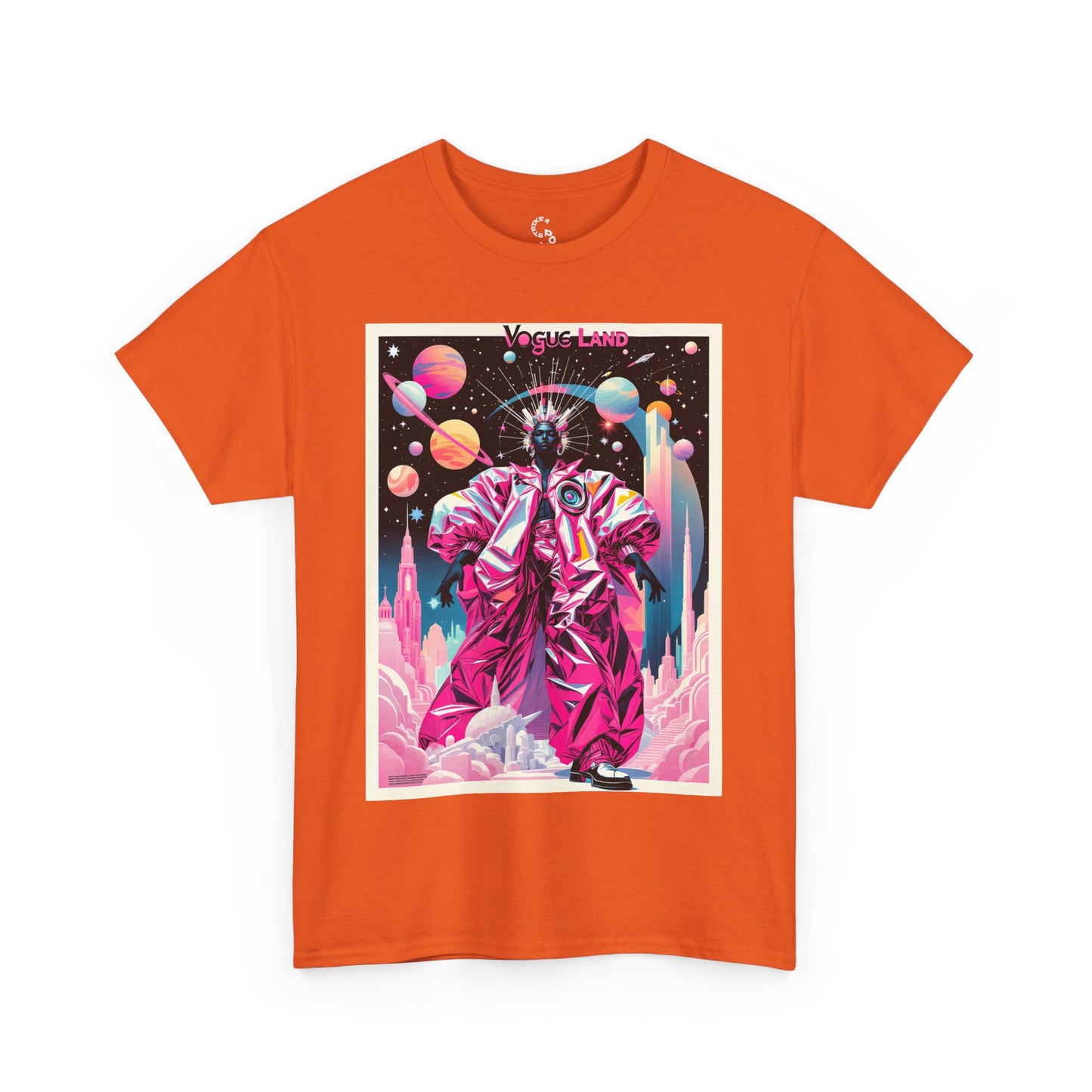 Vogue Land Unisex Heavy Cotton Tee - Colorful Graphic Shirt