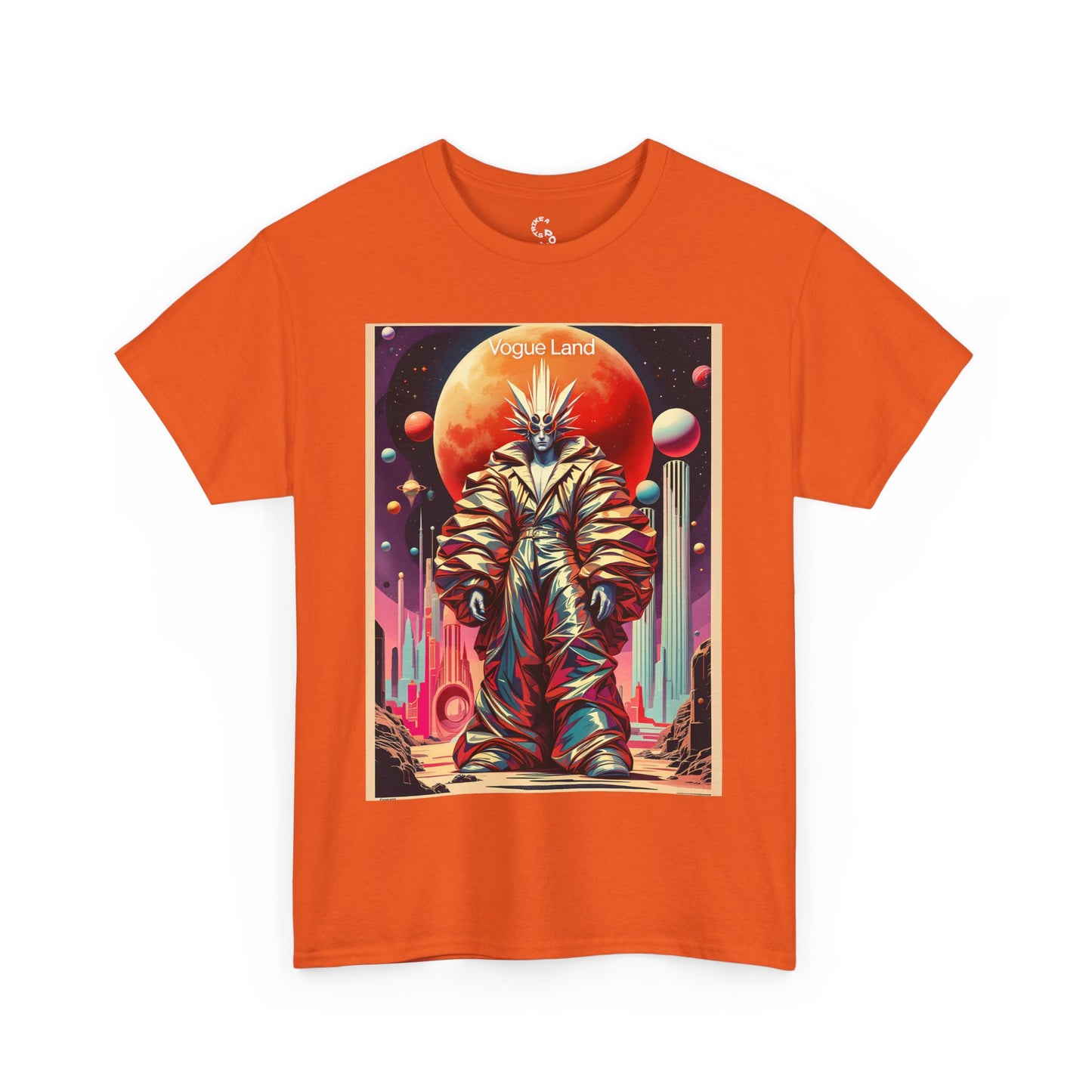 Vogue Land Unisex Heavy Cotton Tee - Colorful Graphic Shirt