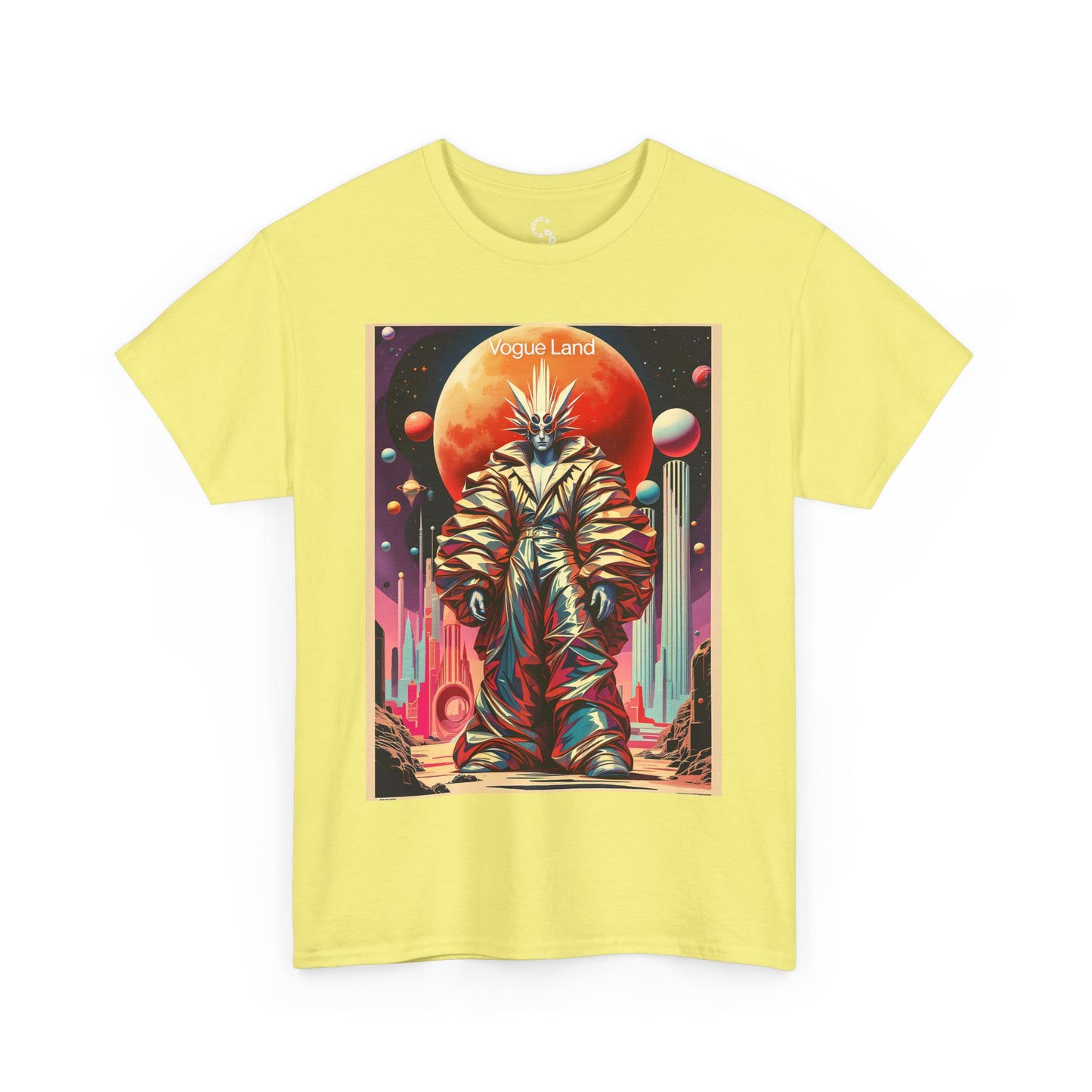 Vogue Land Unisex Heavy Cotton Tee - Colorful Graphic Shirt