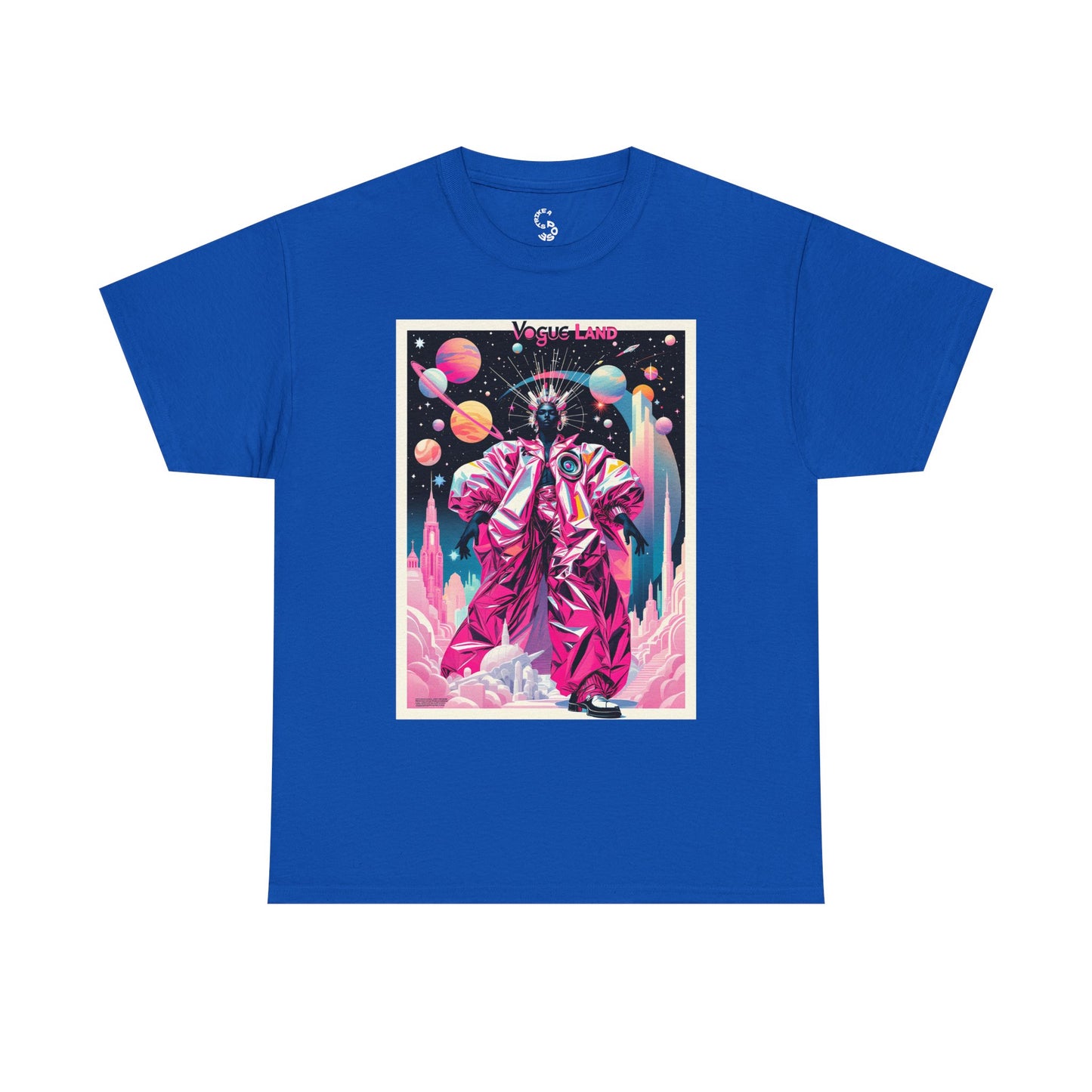 Vogue Land Unisex Heavy Cotton Tee - Colorful Graphic Shirt