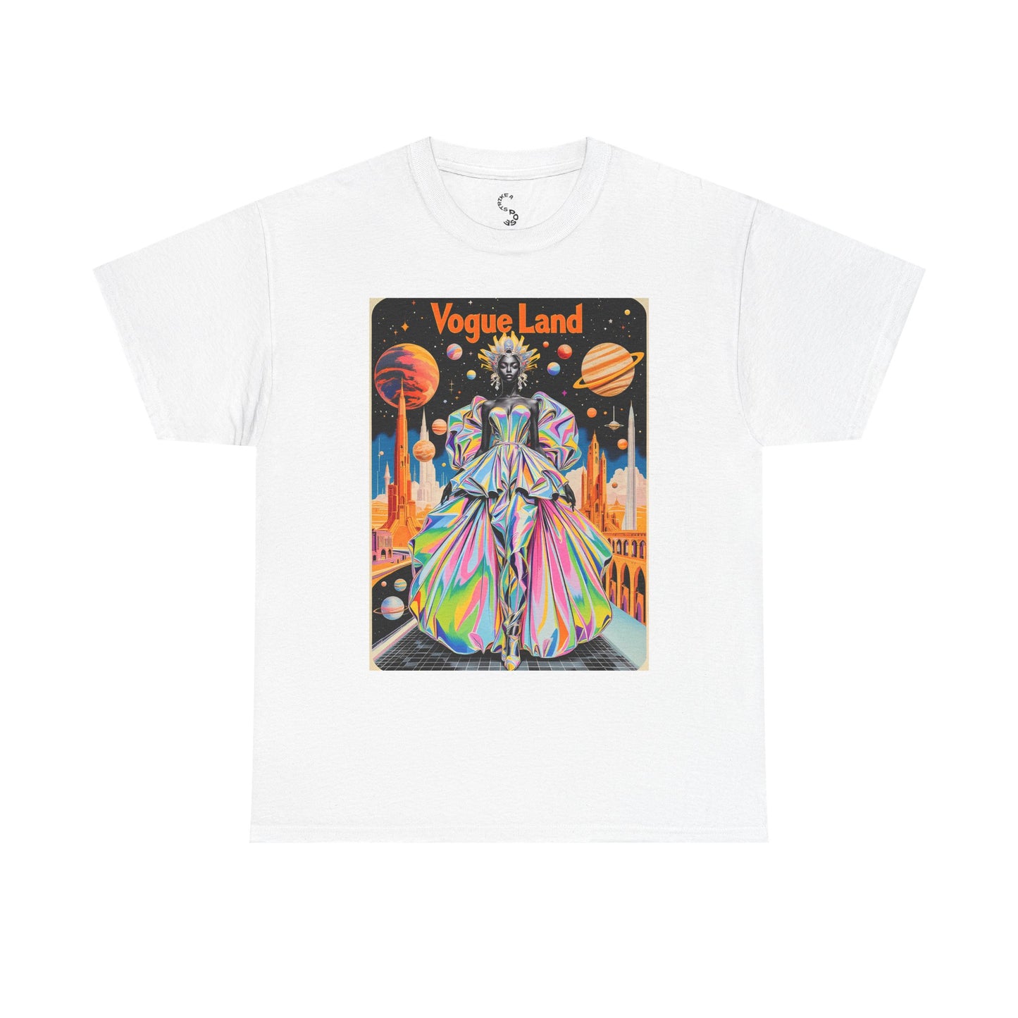 Vogue Land Unisex Heavy Cotton Tee - Colorful Graphic Shirt