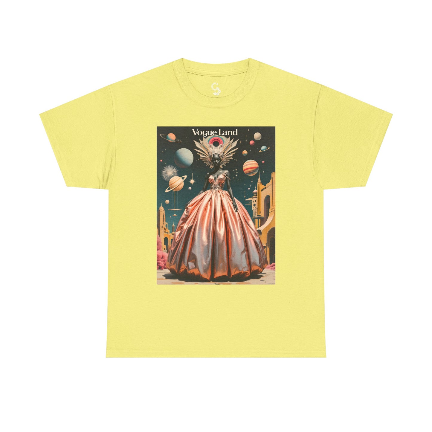 Vogue Land Unisex Heavy Cotton Tee - Colorful Graphic Shirt